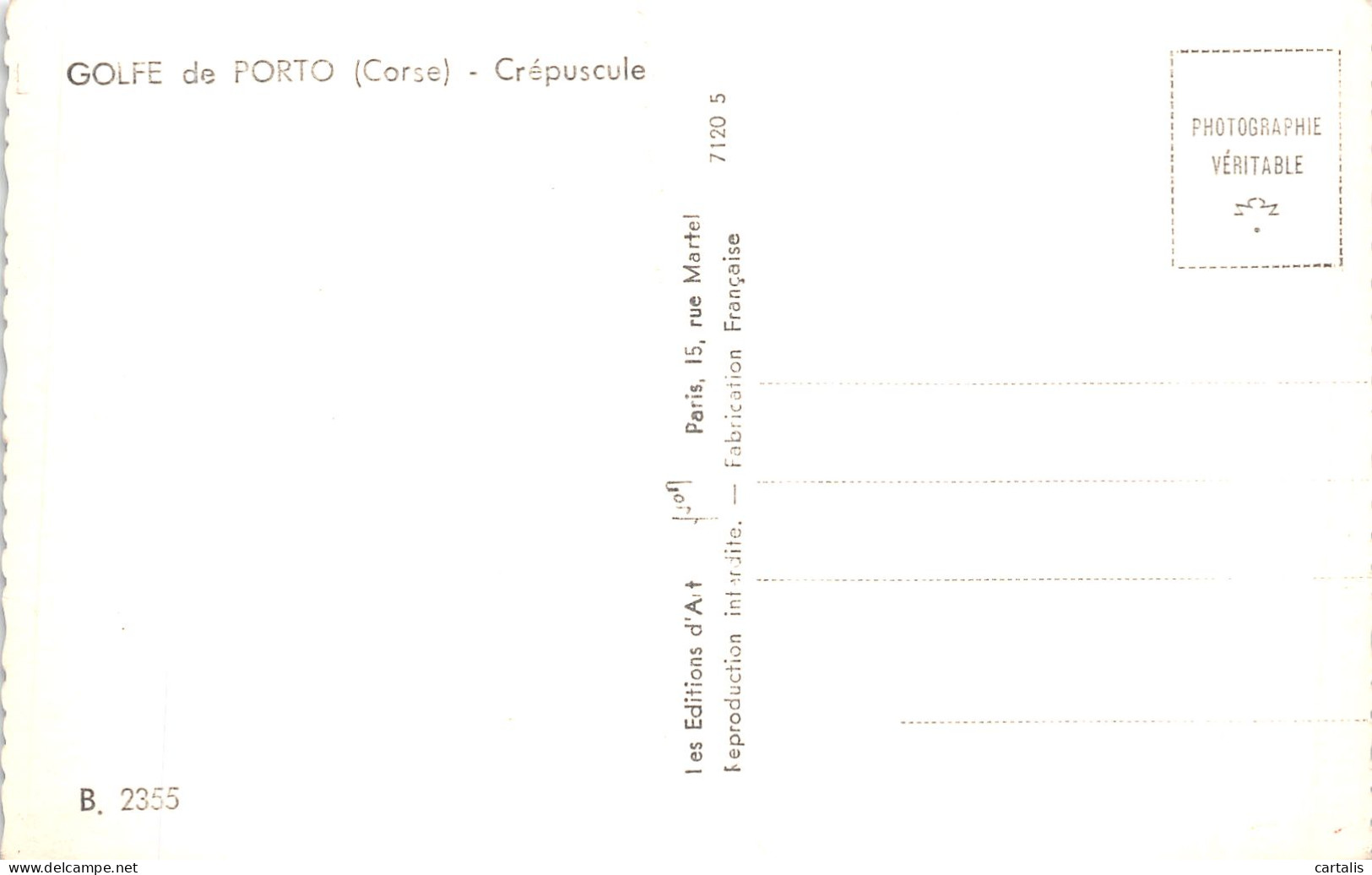 20-CORSE GOLFE DE PORTO-N°4474-A/0215 - Sonstige & Ohne Zuordnung