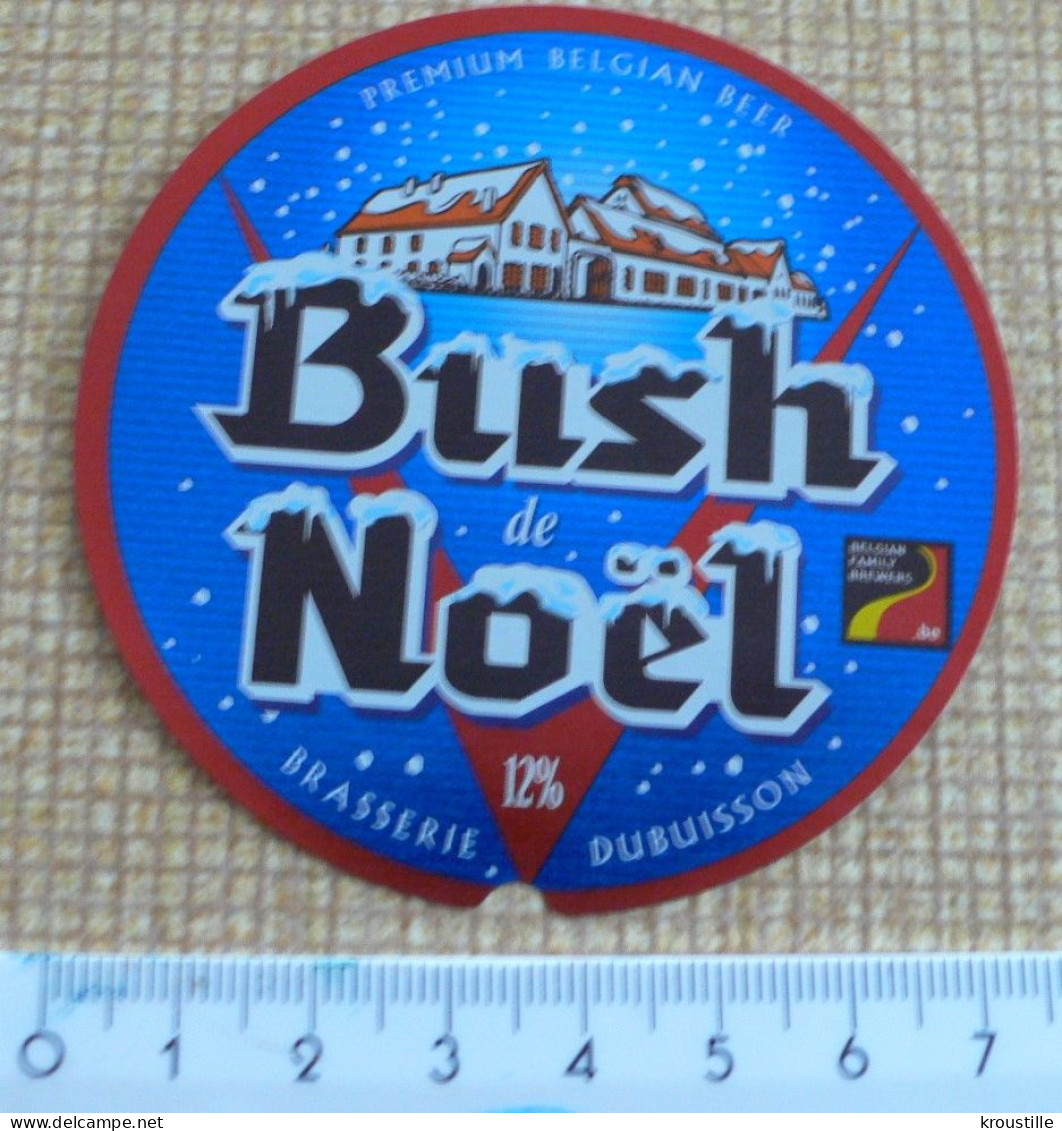 BIERE BELGIQUE : ETIQUETTE BUSH NOEL - NEUVE - Bier