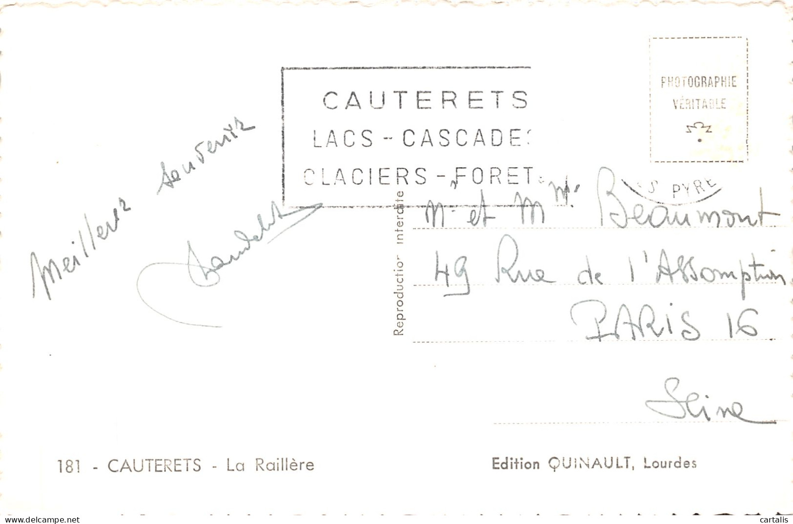 65-CAUTERETS-N°4473-G/0243 - Cauterets