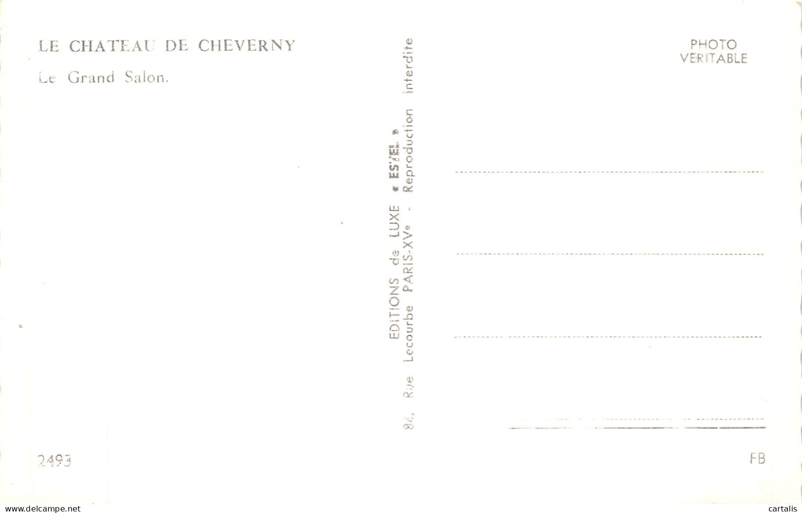 41-CHEVERNY-N°4474-B/0075 - Cheverny