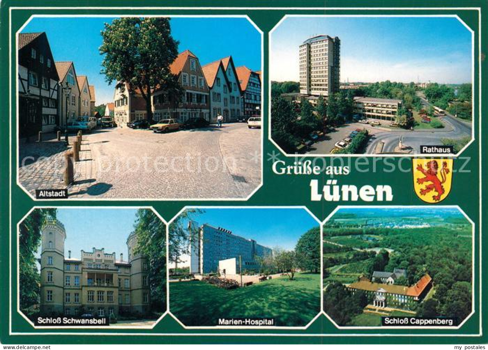 73270613 Luenen Altstadt Rathaus Schloss Schwansbell Marien Hospital Schloss Cap - Luenen