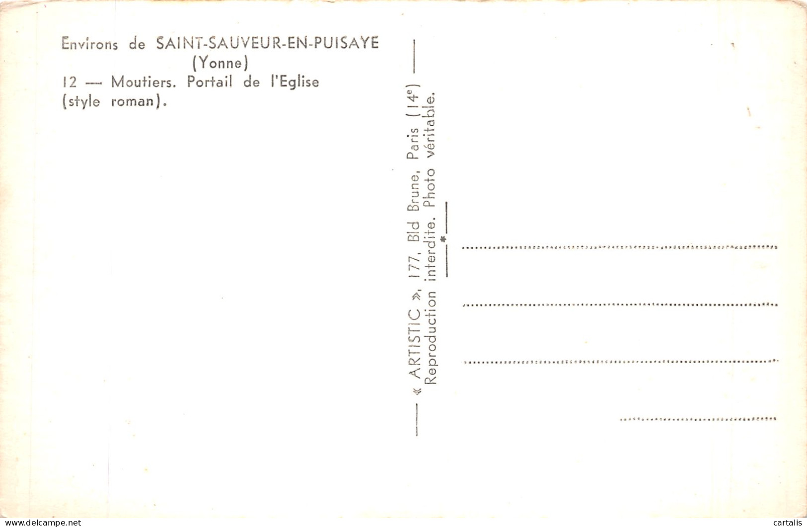 89-SAINT SAUVEUR EN PUISAYE-N°4474-D/0361 - Saint Sauveur En Puisaye