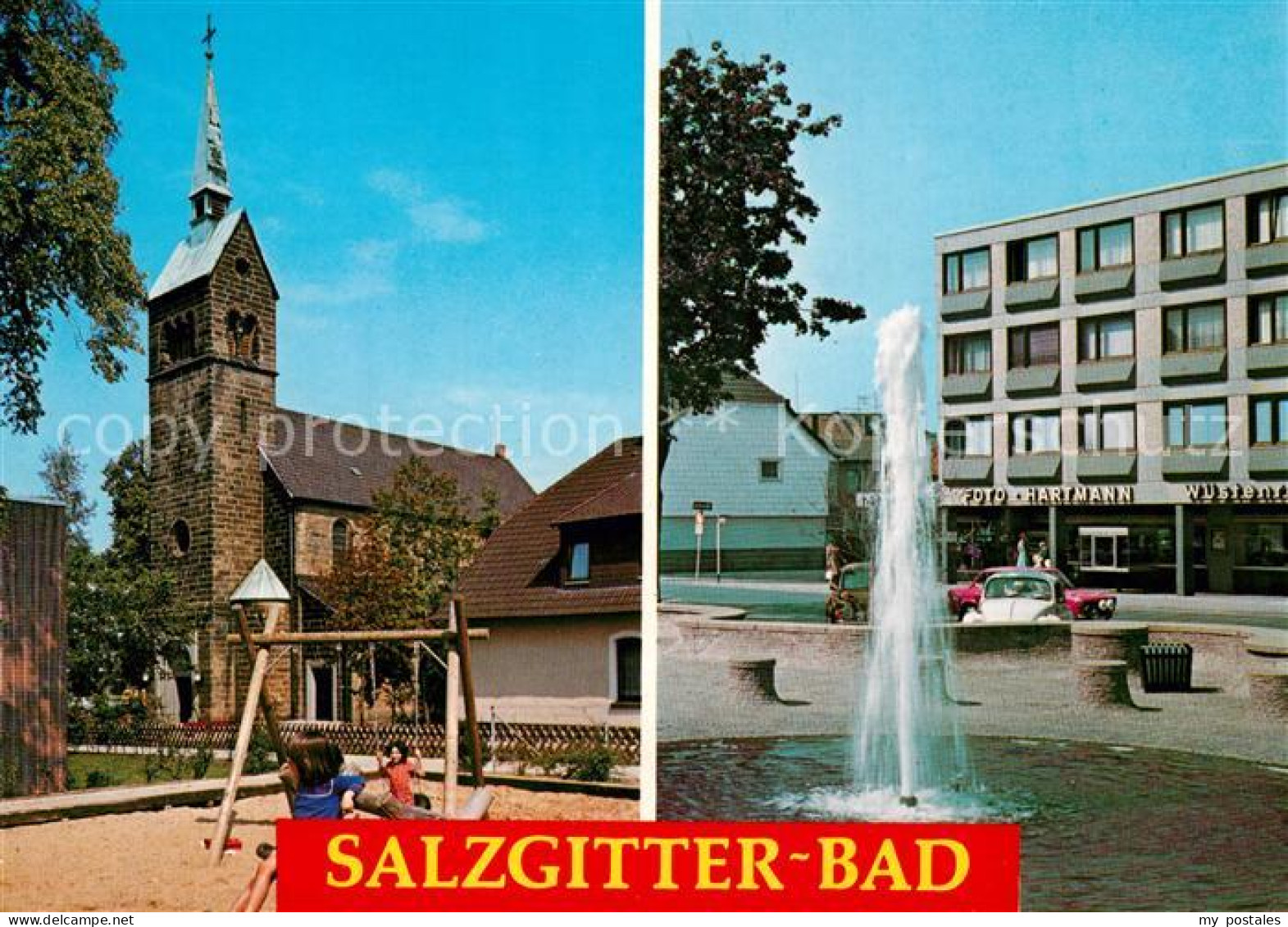 73270559 Salzgitter Bad St Marien Kirche Springbrunnen Salzgitter Bad - Salzgitter