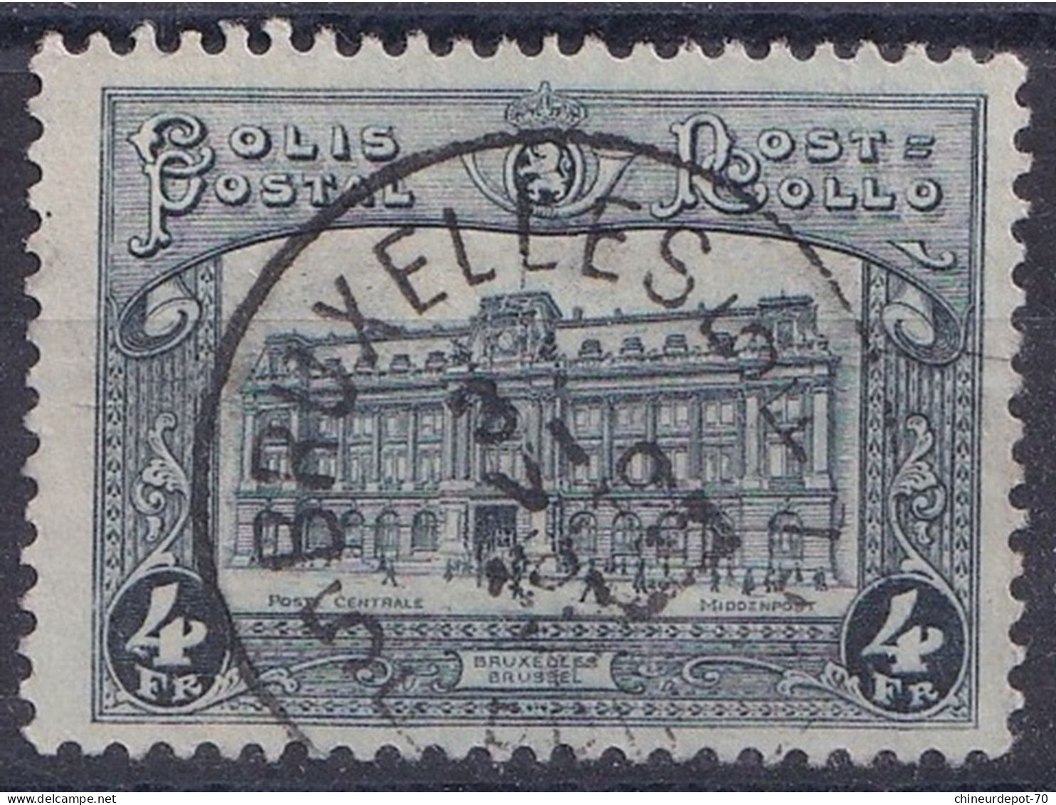 Belgique Chemin De Fer CACHET BRUXELLES 5 F - Oblitérés