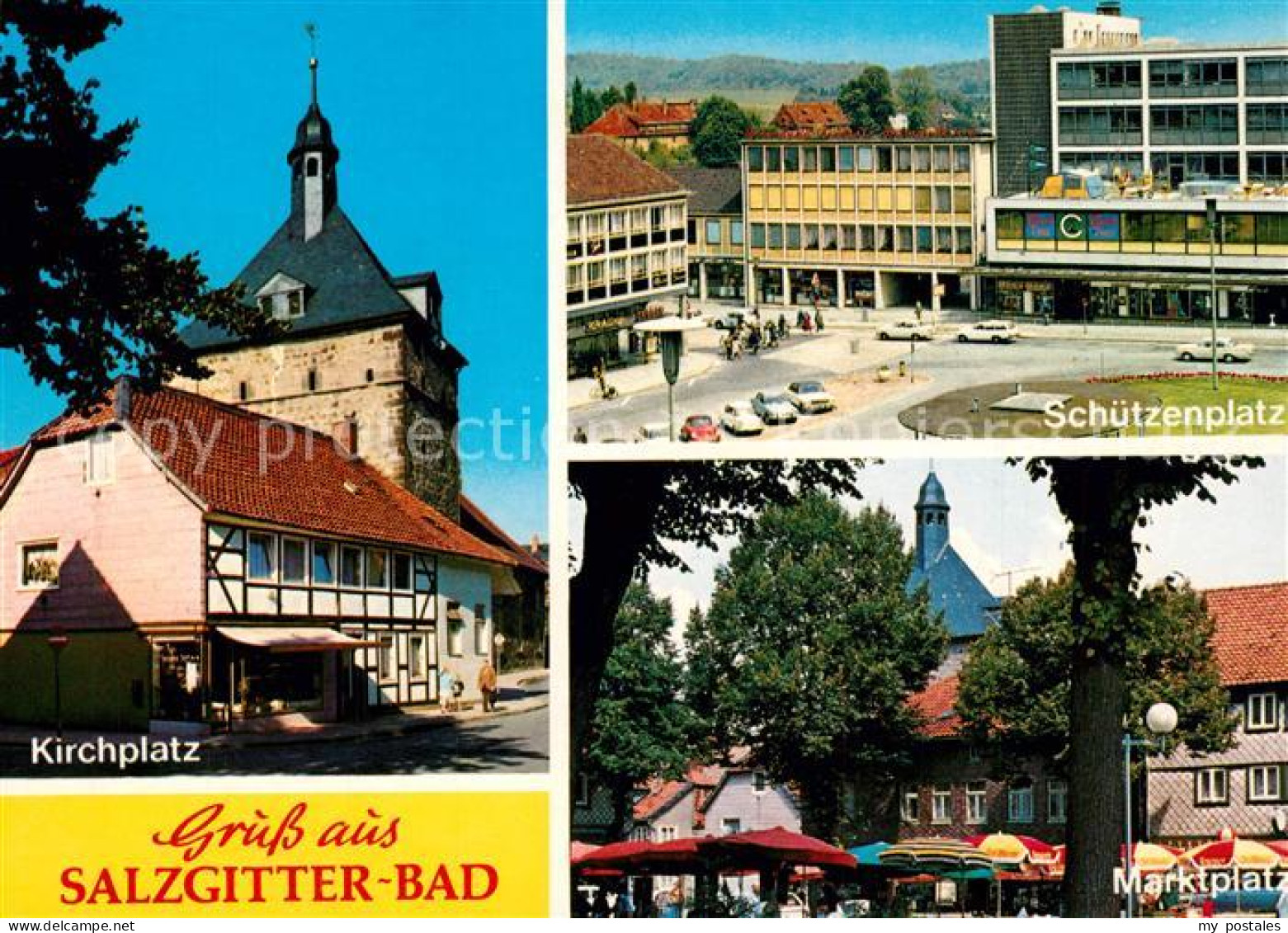 73270558 Salzgitter Bad Kirchplatz Schuetzenplatz Marktplatz Salzgitter Bad - Salzgitter