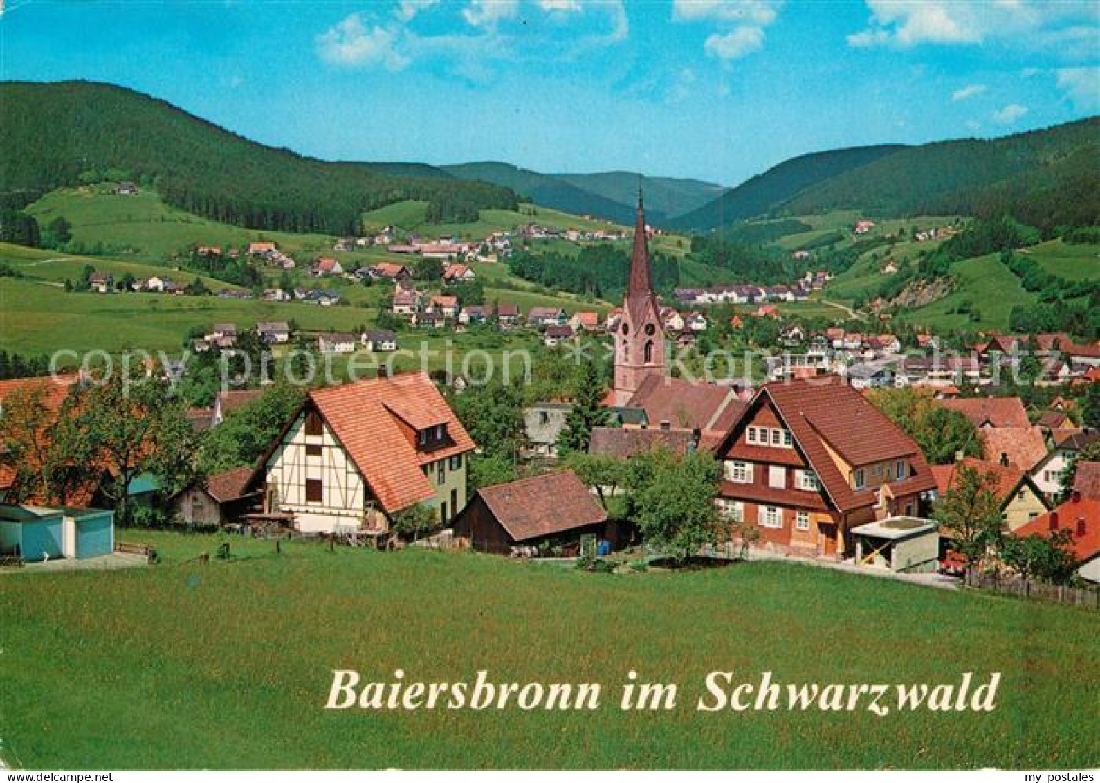 73270508 Baiersbronn Schwarzwald Panorama Baiersbronn Schwarzwald - Baiersbronn