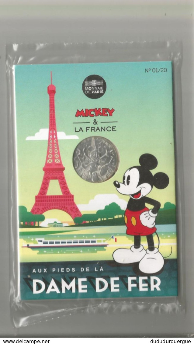 MICKEY & LA FRANCE : 10 EUROS N° 01/20 ARGENT - Frankreich