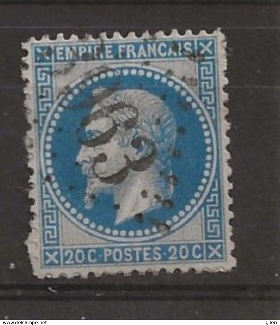 N 29A Ob Gc3963 - 1863-1870 Napoleon III Gelauwerd