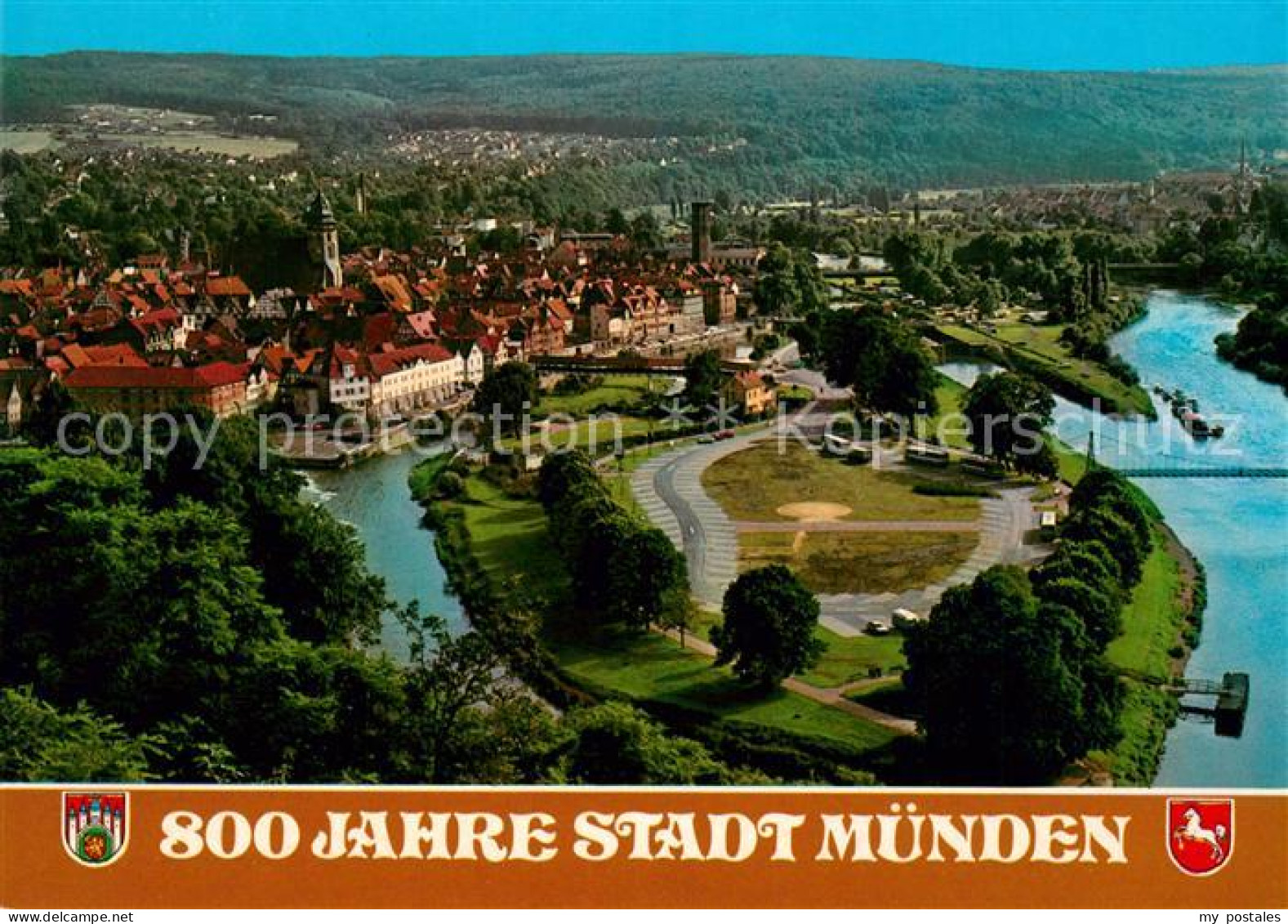 73270489 Muenden Werra Fliegeraufnahme Muenden Werra - Hannoversch Muenden