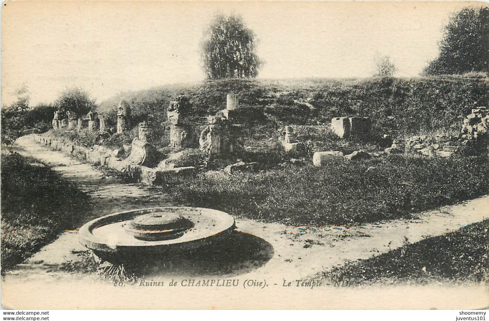 CPA Ruines De Champlieu-Le Temple     L1235 - Autres & Non Classés
