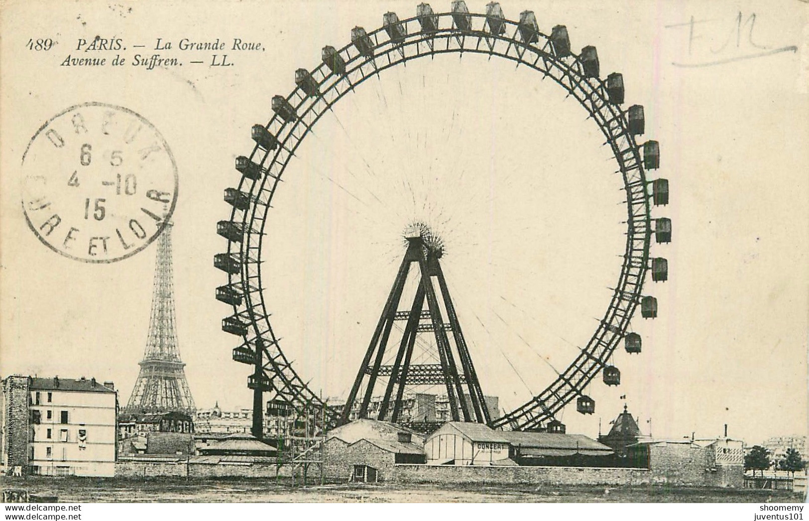 CPA Paris-La Grande Roue-Avenue Suffren-489     L2278 - Otros Monumentos