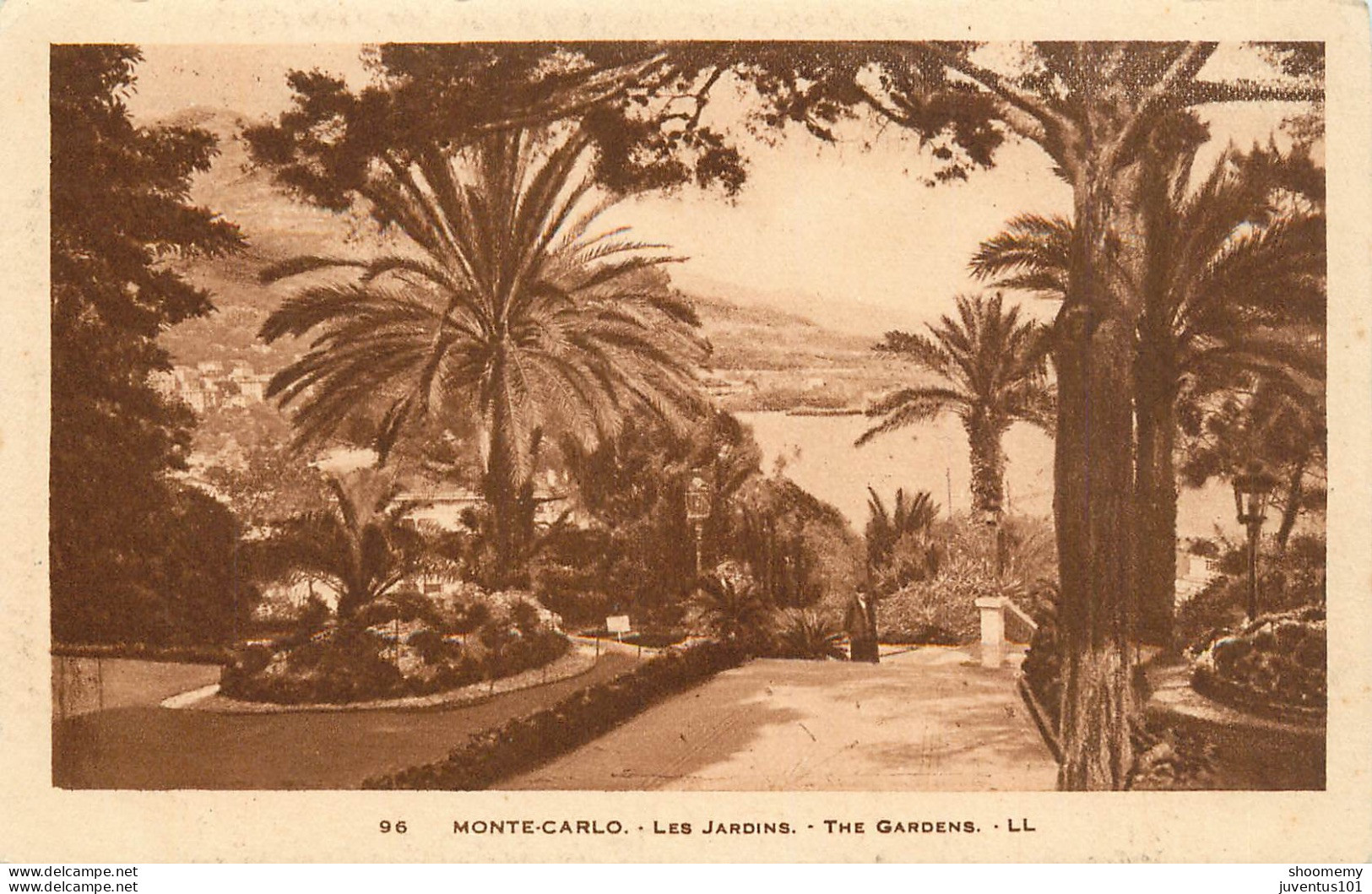 CPA Monte Carlo-Les Jardins-96    L2280 - Monte-Carlo