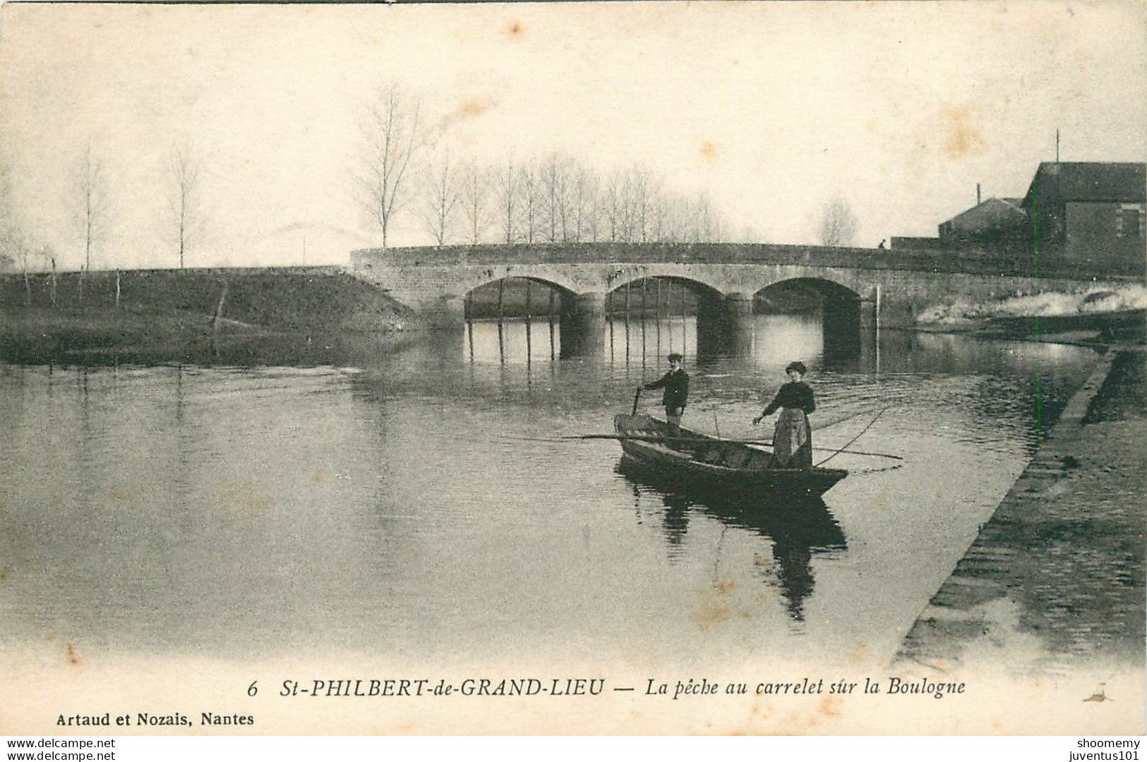 CPA Saint Philbert De Grand Lieu-La Pêche Au Carrelet Sur La Boulogne     L1465 - Saint-Philbert-de-Grand-Lieu