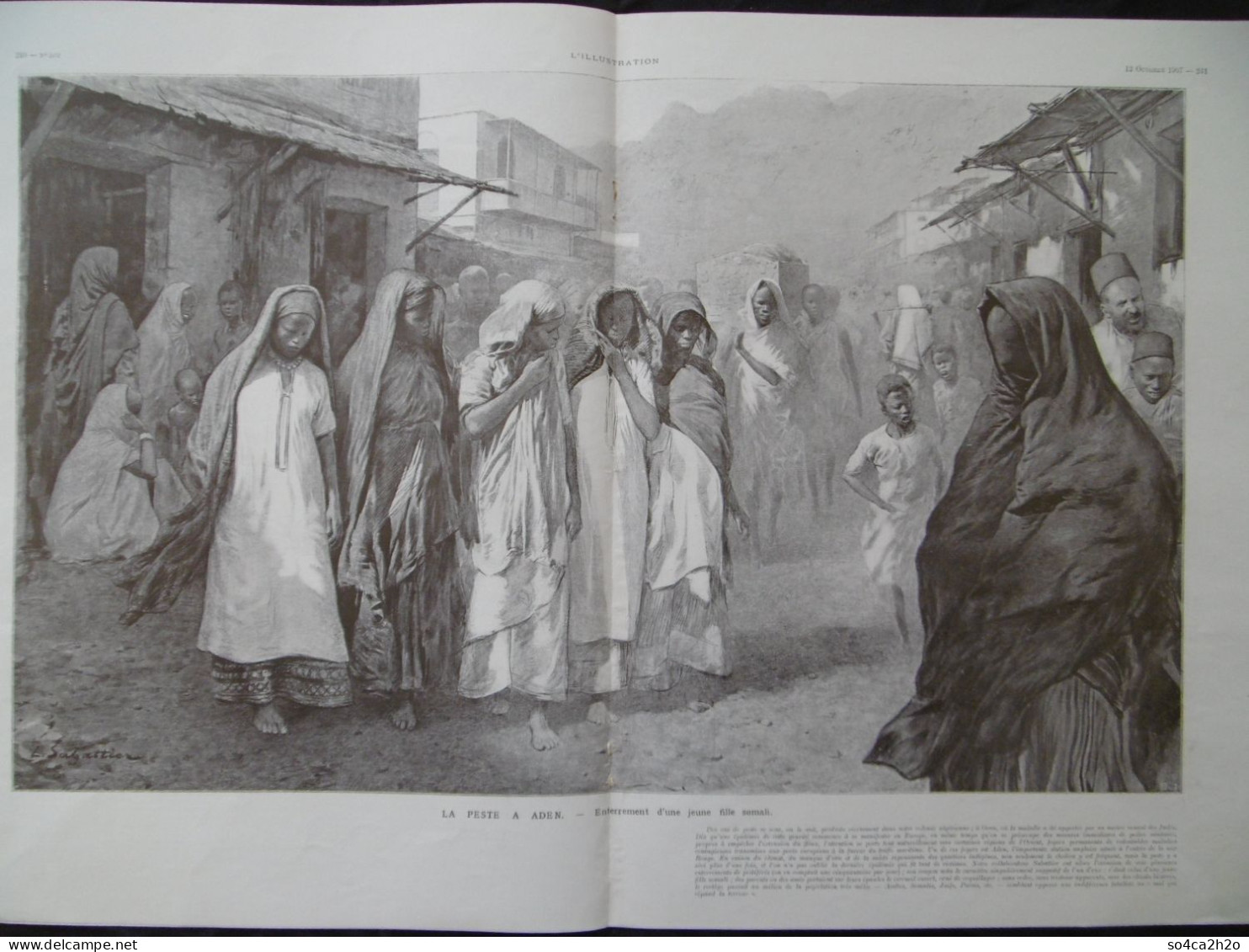 L'ILLUSTRATION N°3372 12/10/1907 La Peste à Aden; A L'observatoire Du Pic Du Midi; La Bande Des Dévaliseurs D'églises - Other & Unclassified