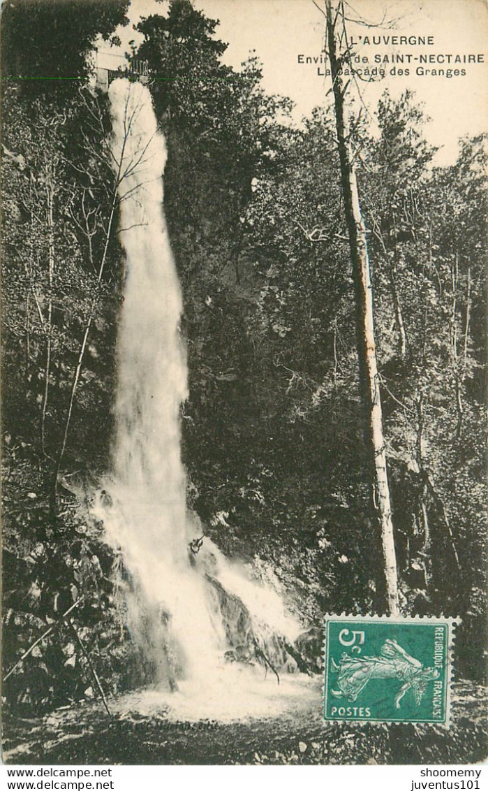 CPA Environs De Saint Nectaire-La Cascade Des Granges-Timbre       L1651 - Saint Nectaire