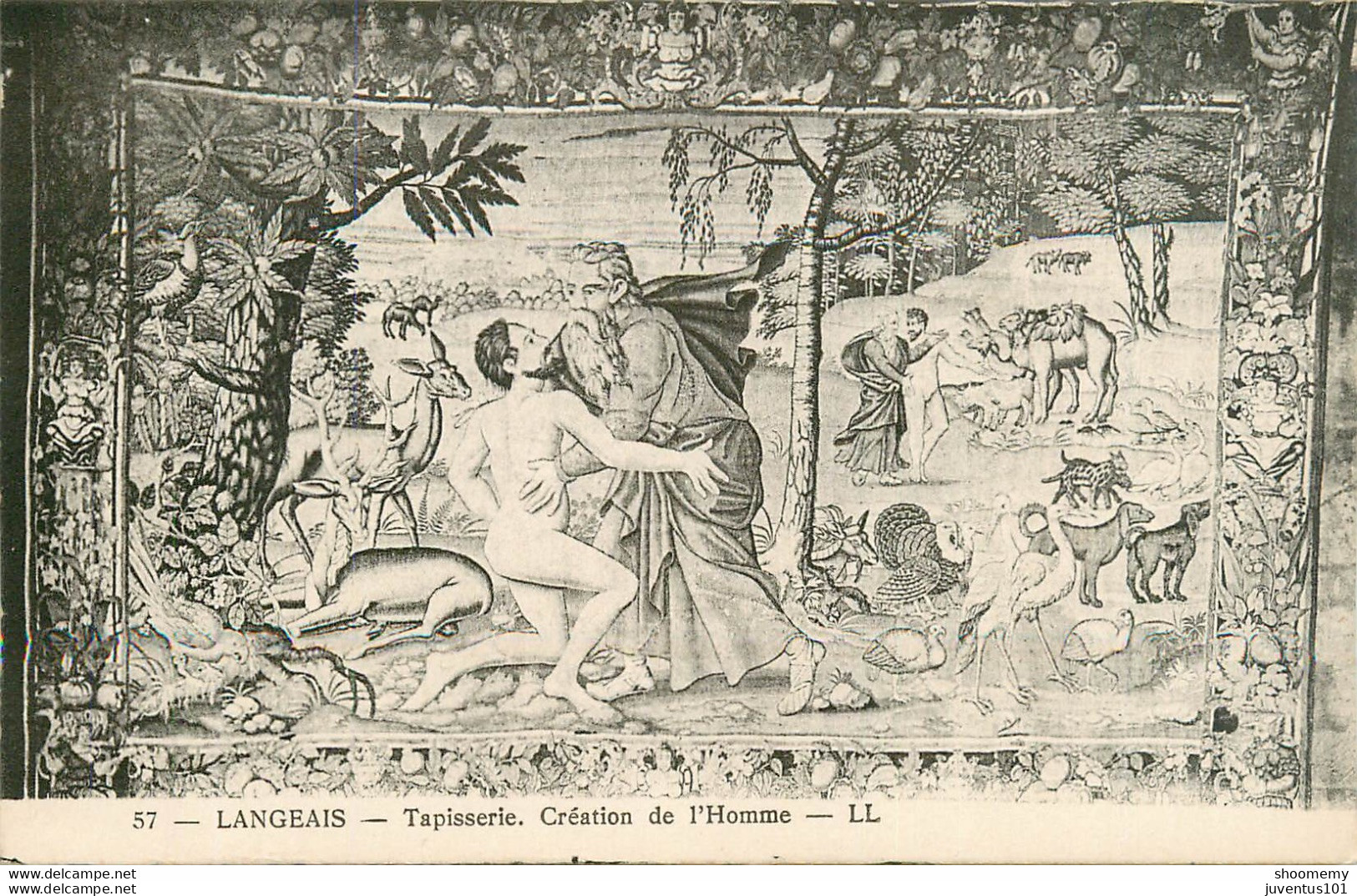 CPA Langeais-Tapisserie-Création De L'homme-57     L1656 - Langeais