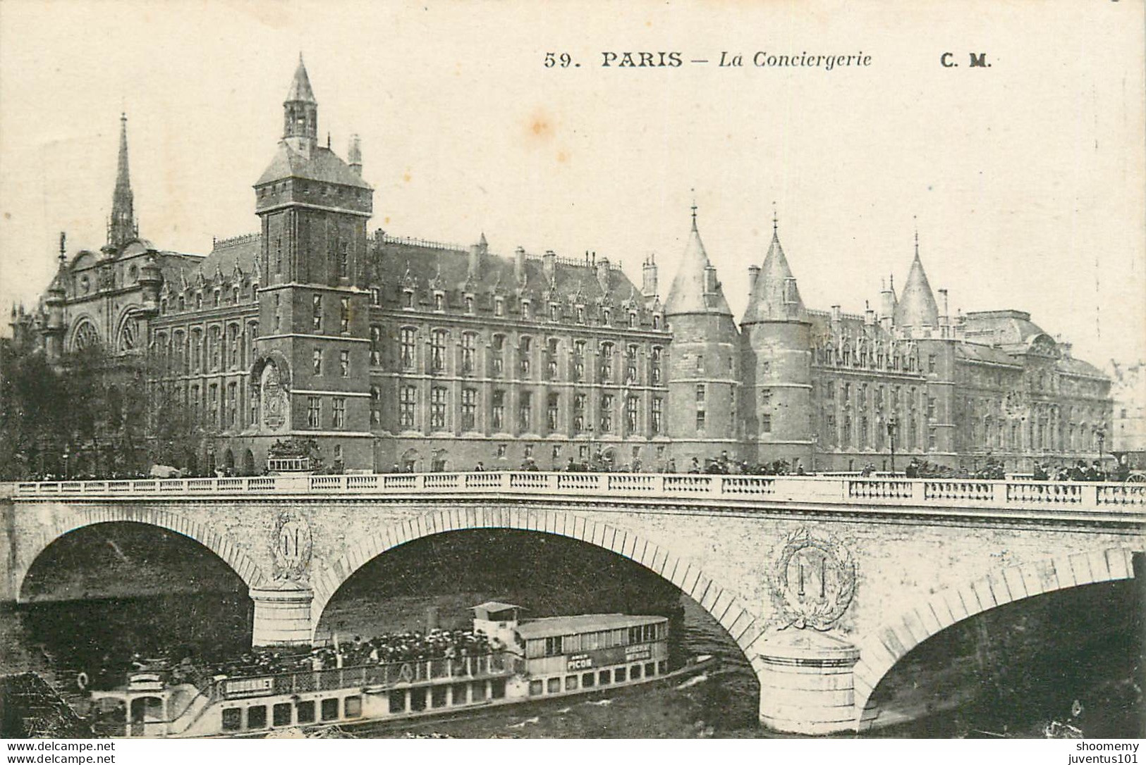 CPA Paris-La Conciergerie-59       L1640 - Autres Monuments, édifices