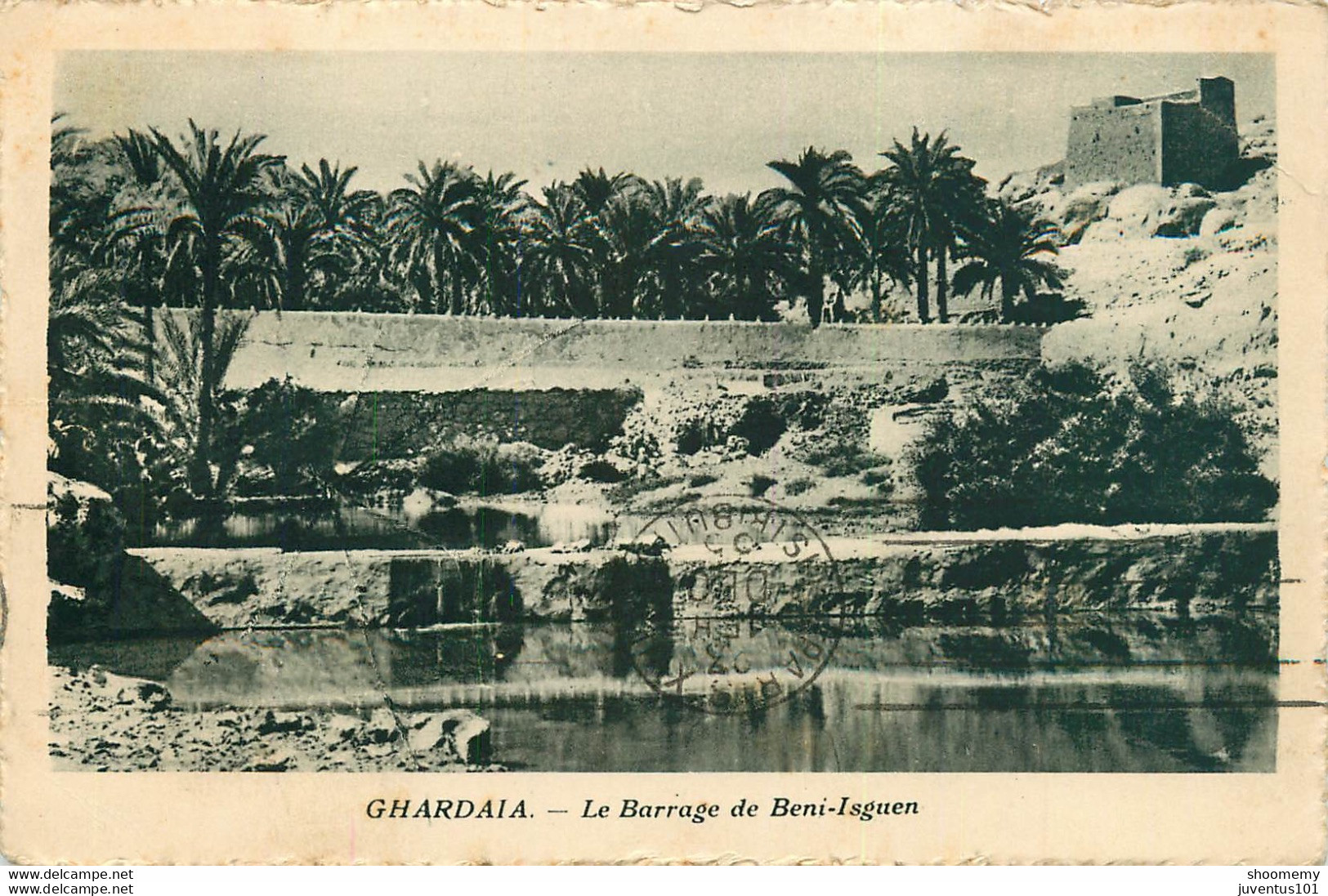 CPA Ghardaia-Le Barrage De Beni Isguen-Timbre     L1638 - Ghardaia
