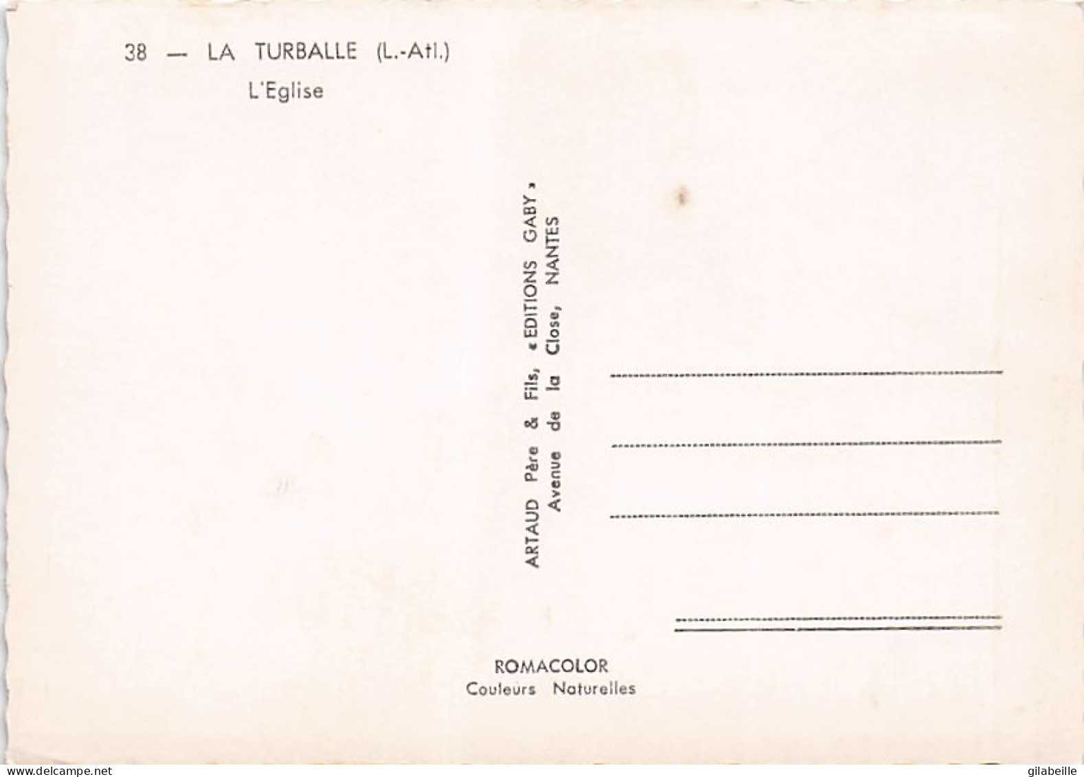 44  -  LA TURBALLE - L'église - La Turballe