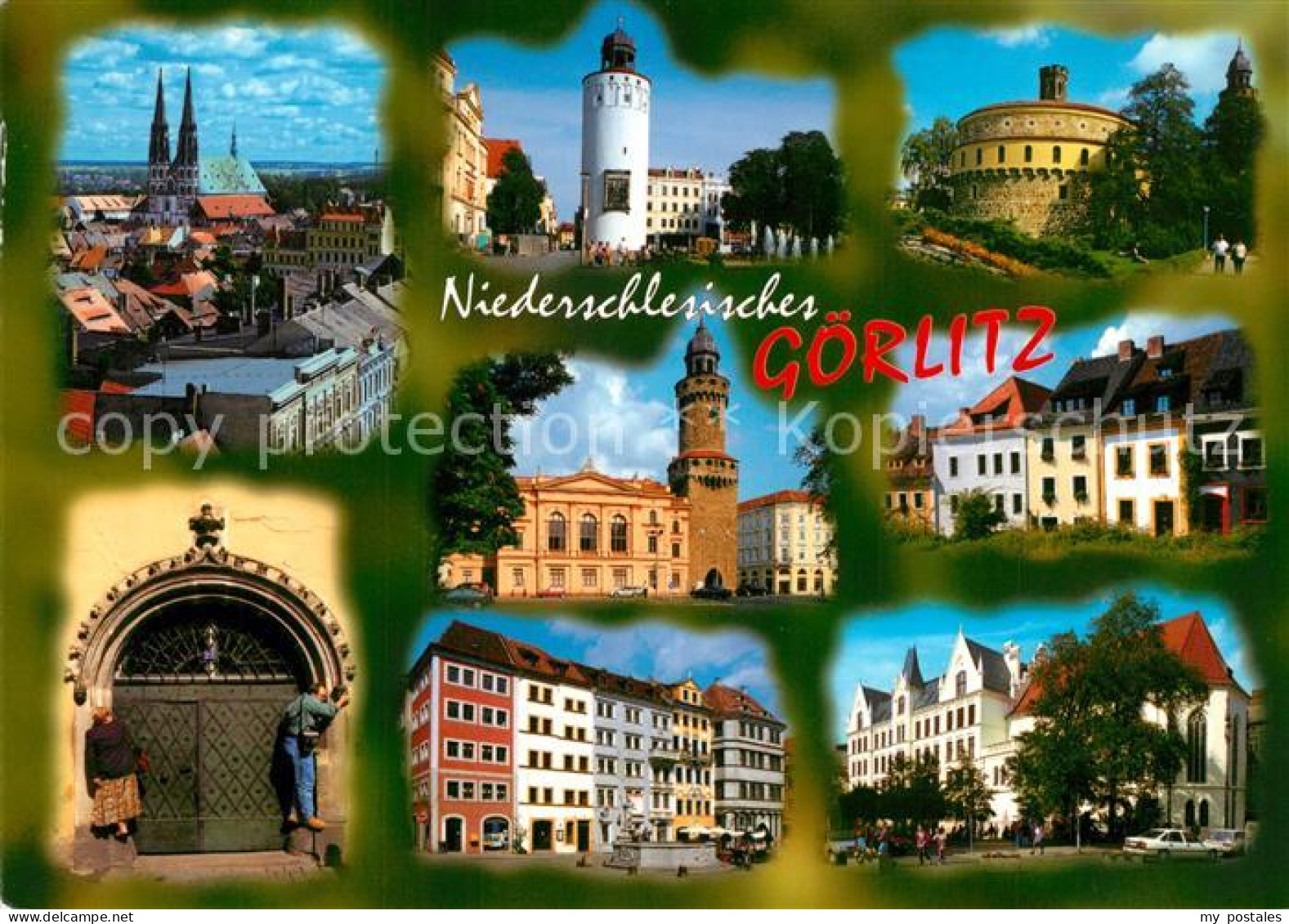 73270435 Goerlitz Sachsen Stadtbild Mit Kirche Frauenturm Dicker Turm Portal Alt - Goerlitz