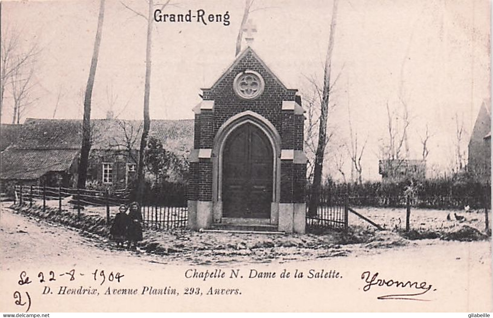 Erquelinnes - GRAND RENG - Chapelle Notre  Dame De La Salette - Erquelinnes