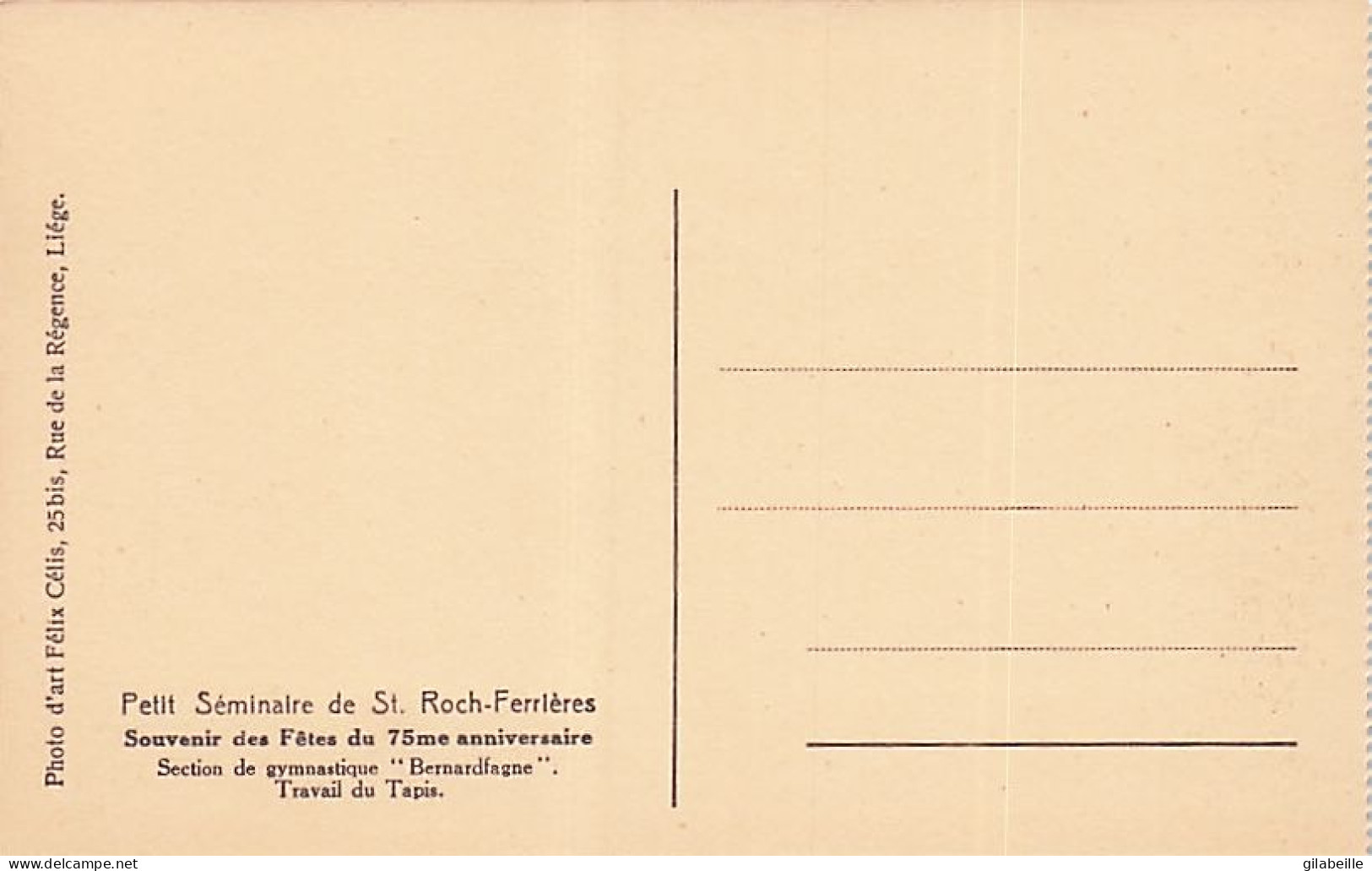 FERRIERES  - petit séminaire de Saint Roch- Ferrieres - lot 21 cartes  - souvenir fetes du 75 eme anniversaire