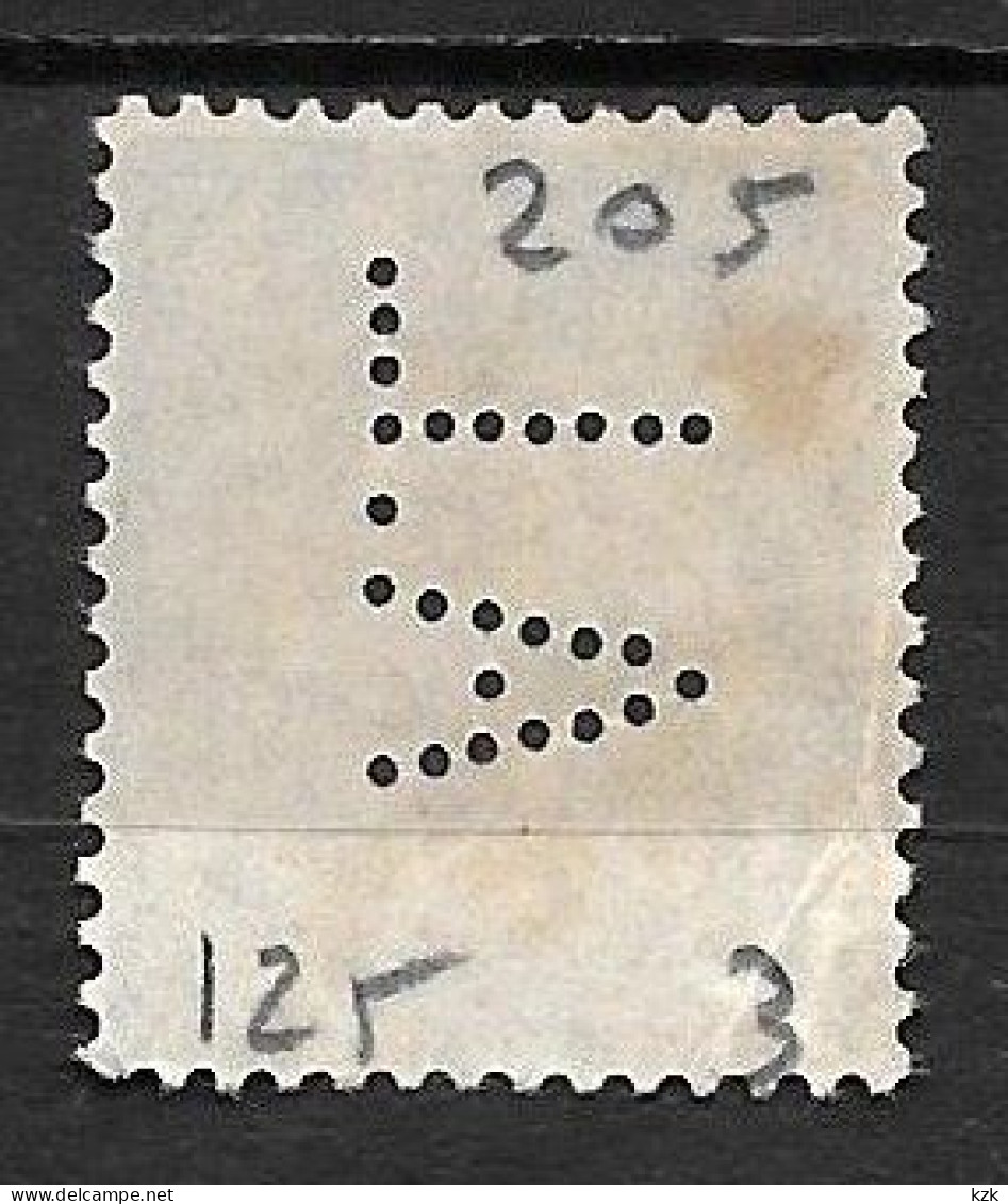 1 04	04	04	N°	205	Perforé	-	AL 125 - Used Stamps