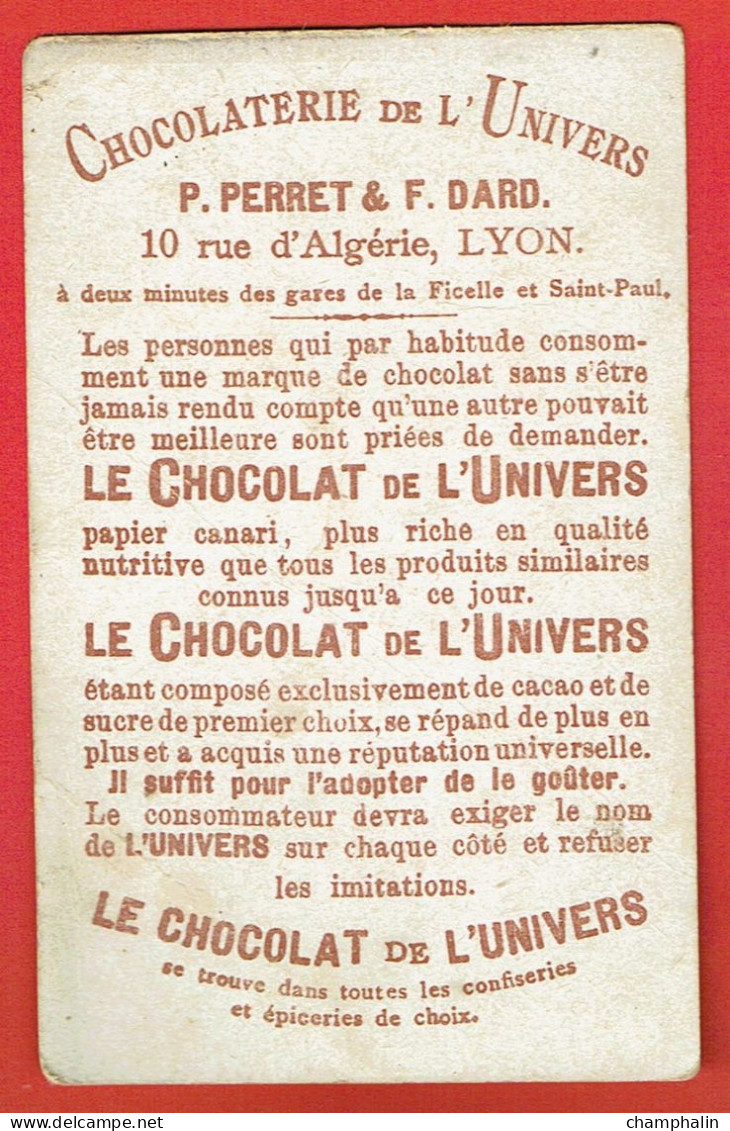 Chromos - Chocolat Chocolaterie De L'Univers à Lyon (69) - Sans Légende - Fleurs - Altri & Non Classificati