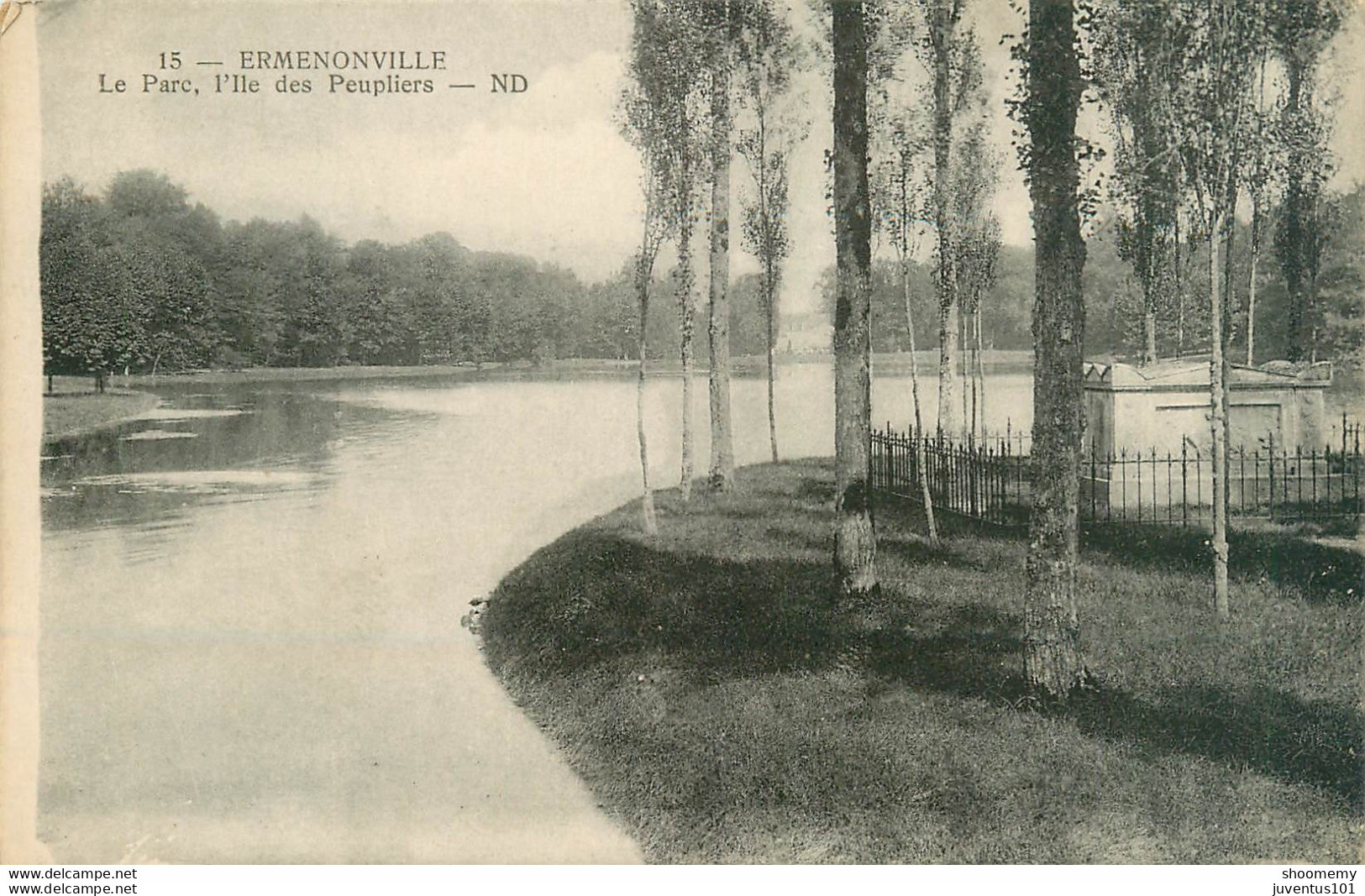 CPA Ermenonville-Le Parc, L'ile Des Peupliers       L1103 - Ermenonville