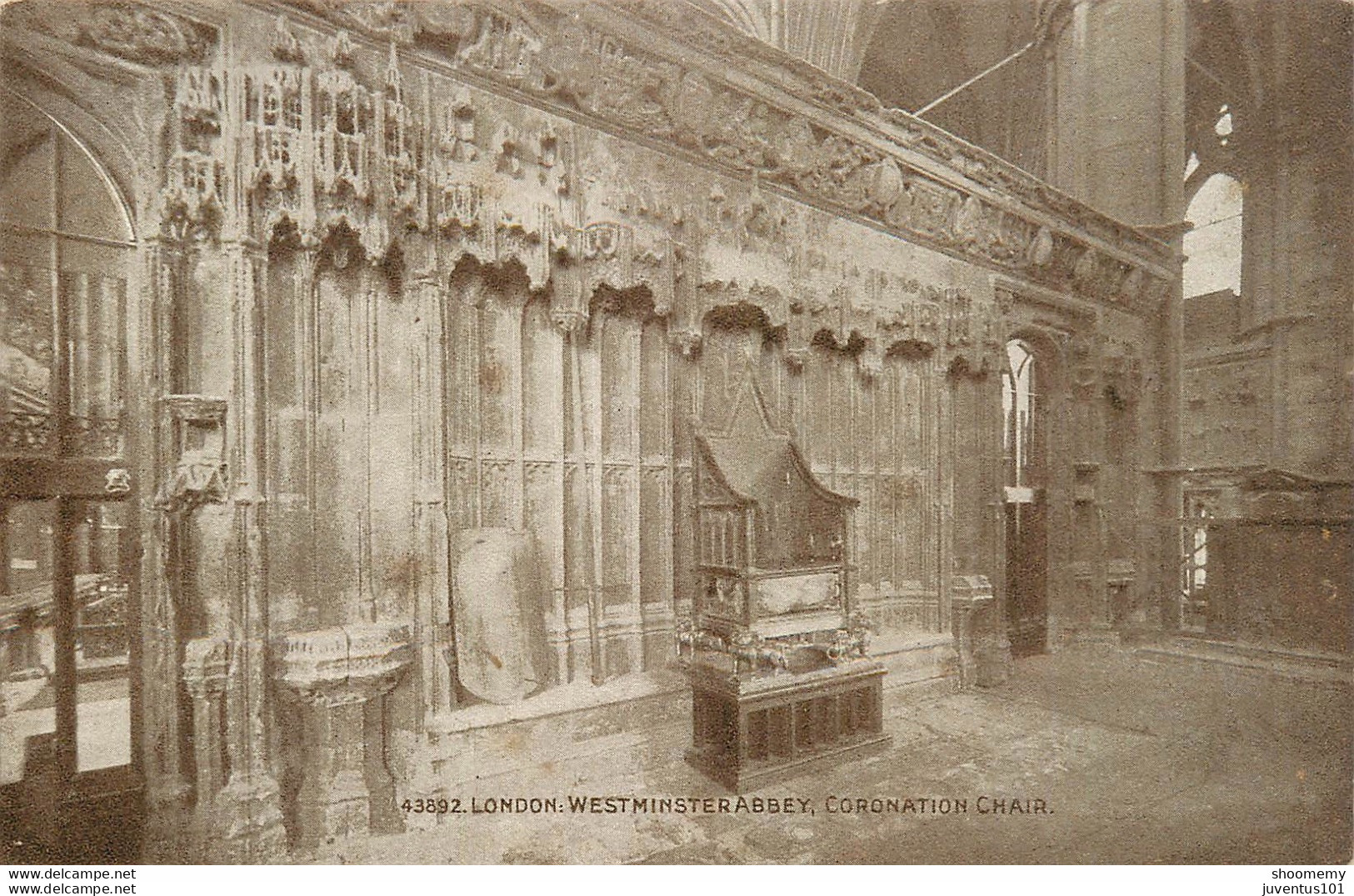 CPA London-Westminster Abbey-Coronation Chair       L1103 - Westminster Abbey