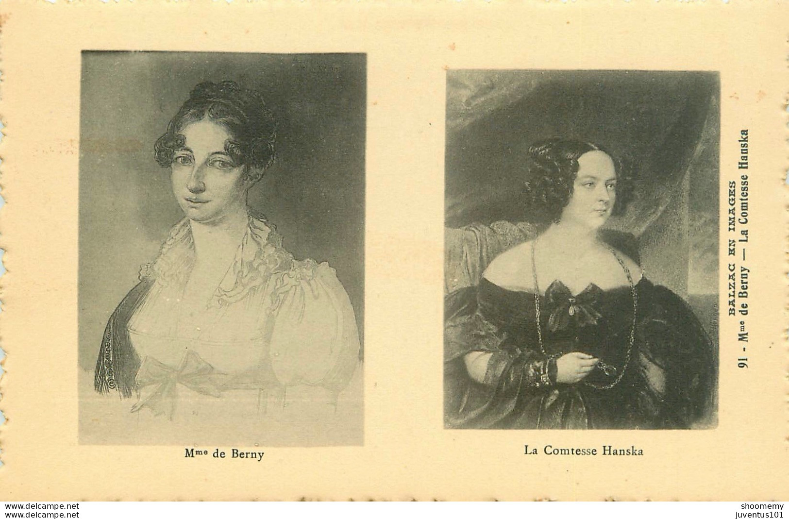 CPA Balzac En Images-Mme De Berny-La Comtesse Hanska-91     L2331 - Escritores