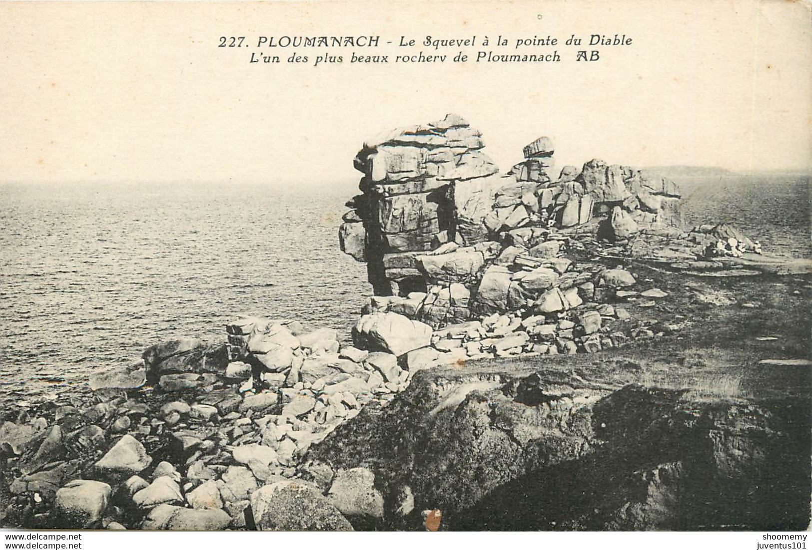 CPA Ploumanach-Le Squevel à La Pointe Du Diable      L1094 - Ploumanac'h