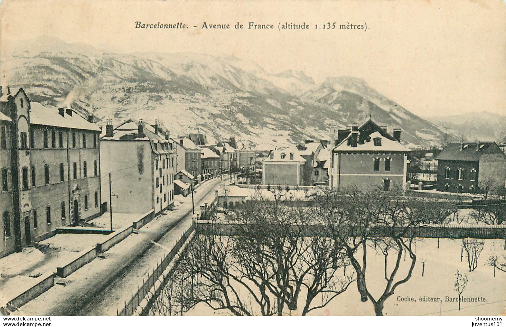 CPA Barcelonnette-Avenue De France-Timbre      L2212 - Barcelonnetta