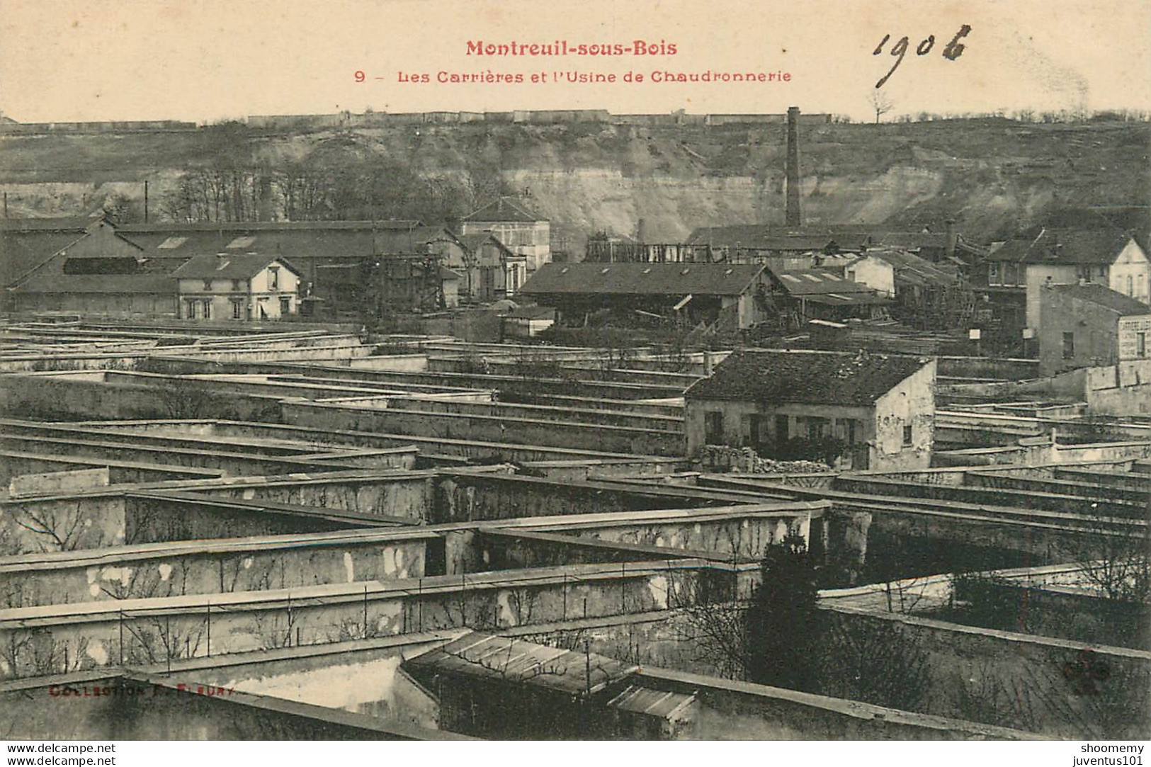 CPA Montreuil Sous Bois-Les Carrières Et L'usine De Chaudronnerie-9     L1696 - Montreuil