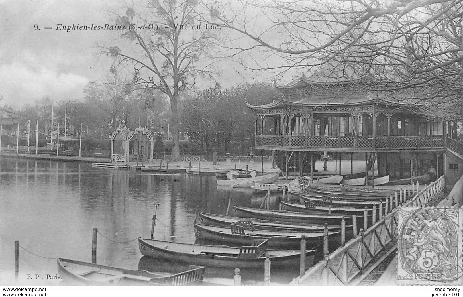 CPA Enghien Les Bains-Vue Du Lac-9     L1797 - Enghien Les Bains