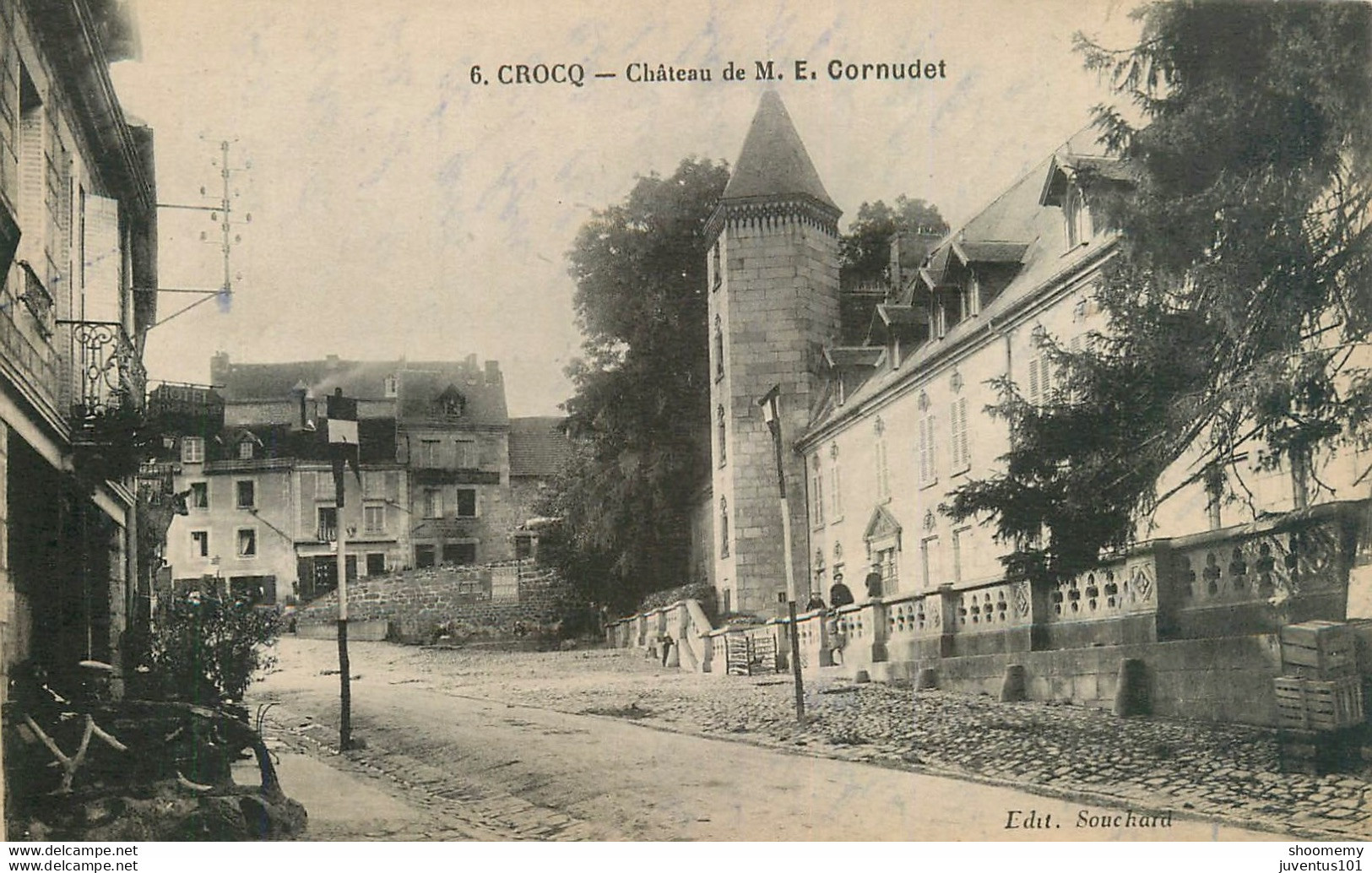 CPA Crocq-Château De Cornudet-6     L1802 - Crocq