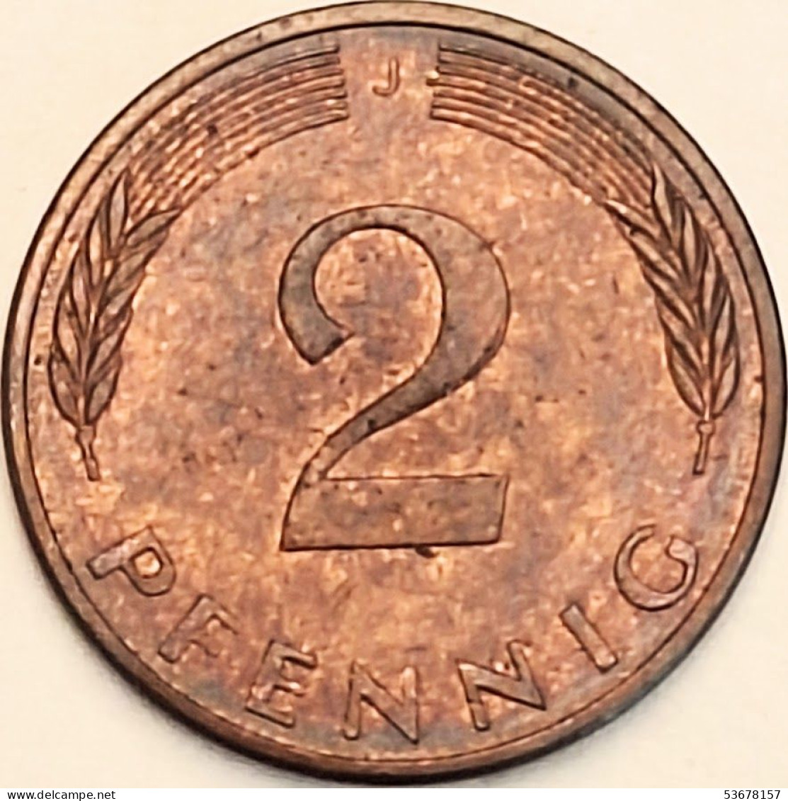 Germany Federal Republic - 2 Pfennig 1983 J, KM# 106a (#4546) - 2 Pfennig