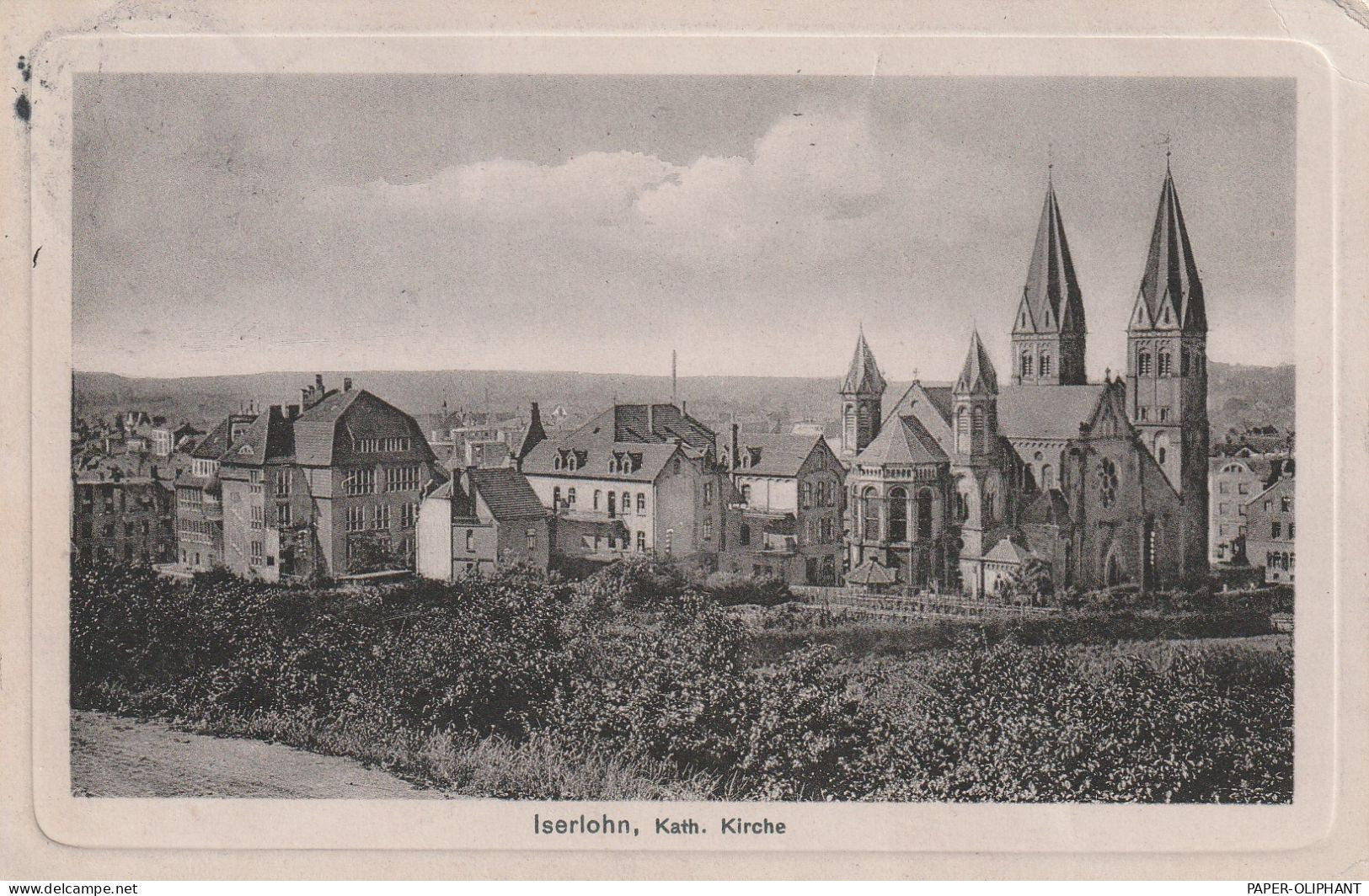 5860 ISERLOHN, Katholische Kirche Und Umgebung, 1911 - Iserlohn