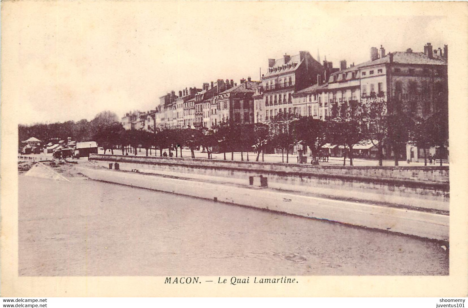 CPA Macon-Le Quai Lamartine-Timbre   L1325 - Macon