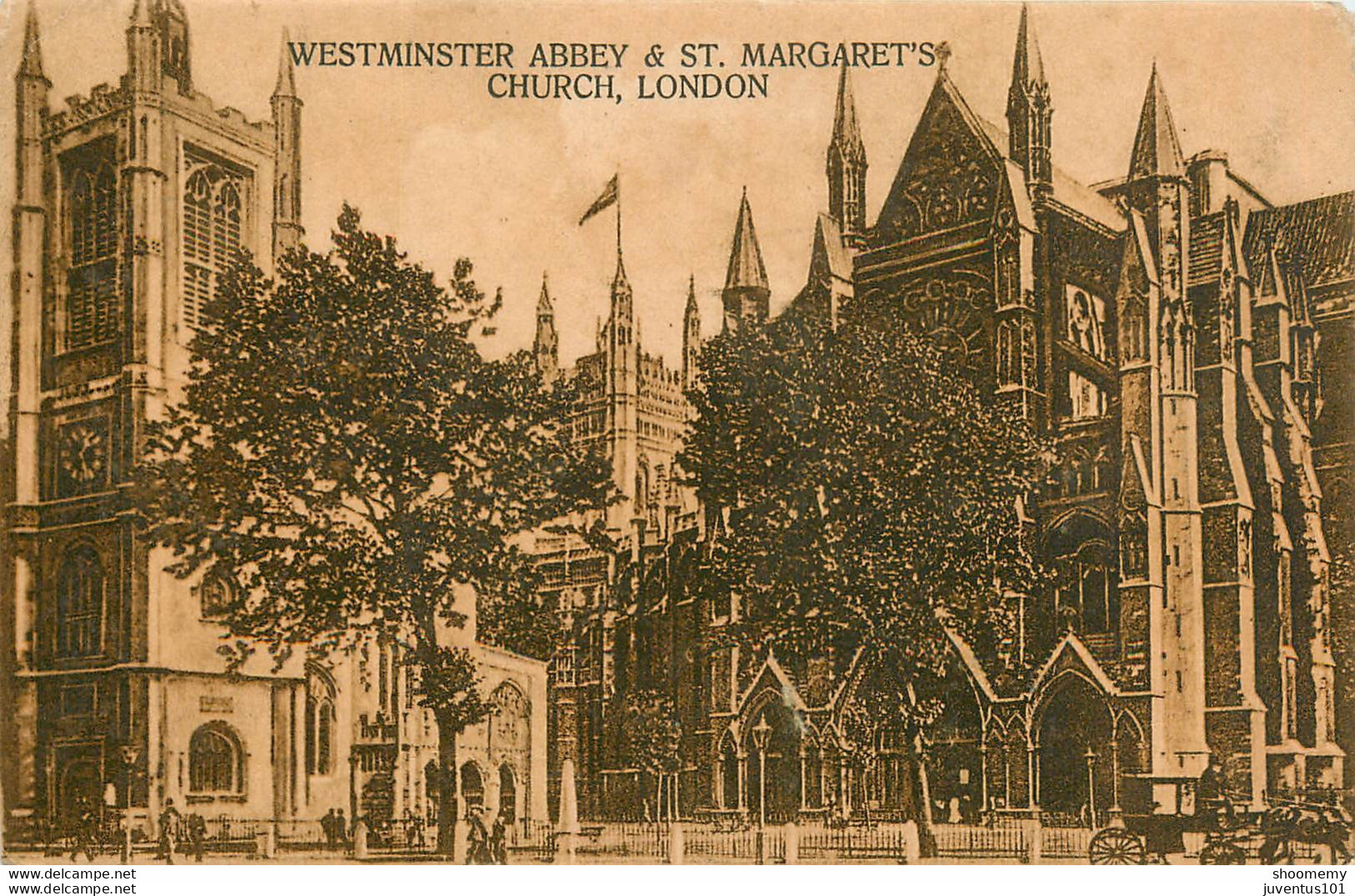 CPA London-Westminster Abbey-Timbre        L1119 - Westminster Abbey