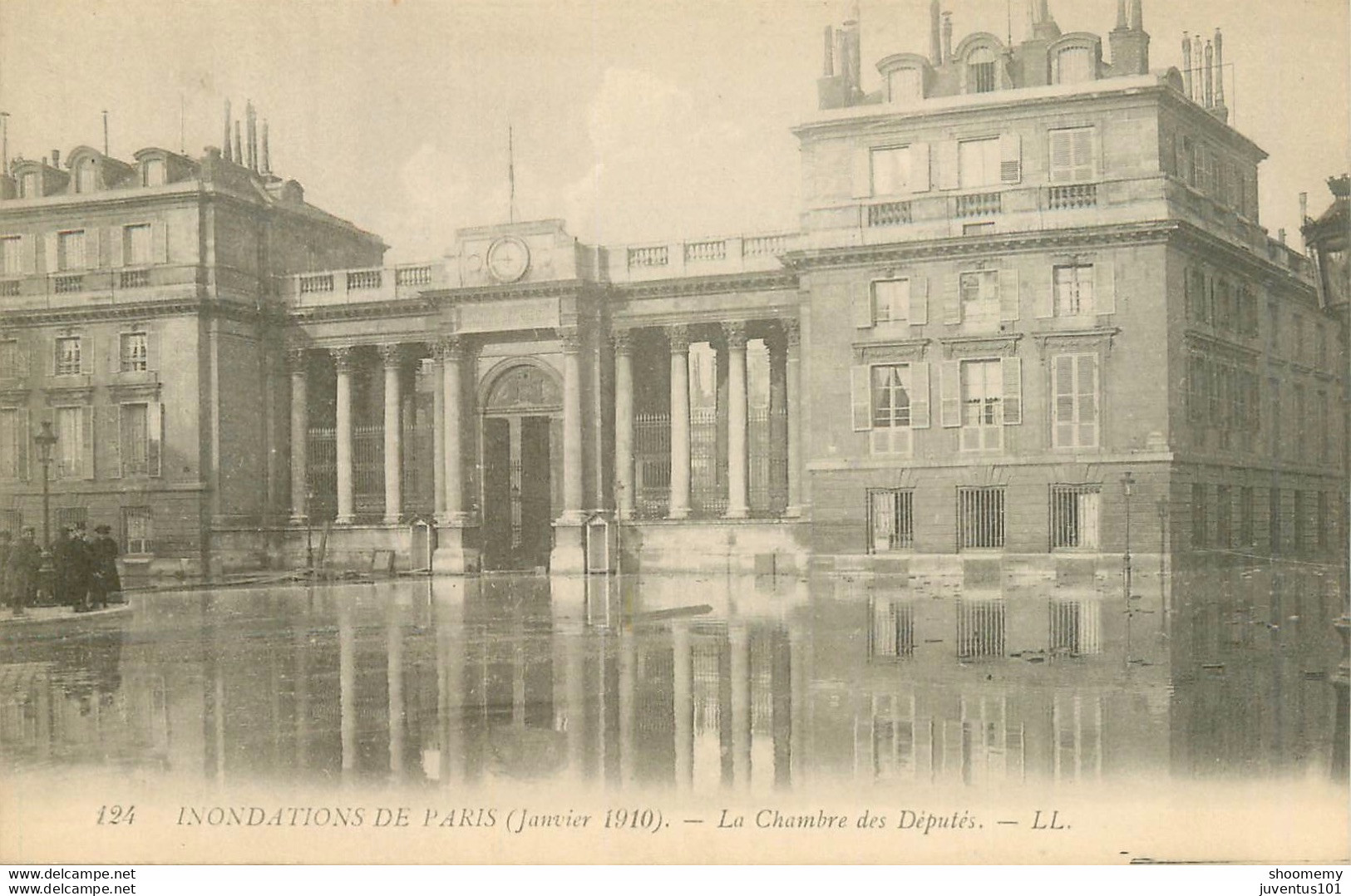 CPA Inondations De Paris-La Chambre Des Députés    L1471 - Überschwemmung 1910