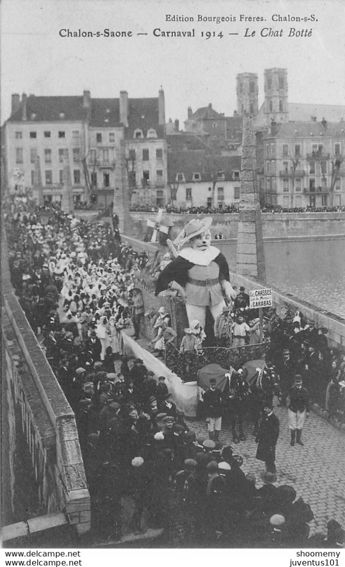 CPA Chalon Sur Saône-Carnaval 1914-Le Chat Botté    L1401 - Chalon Sur Saone
