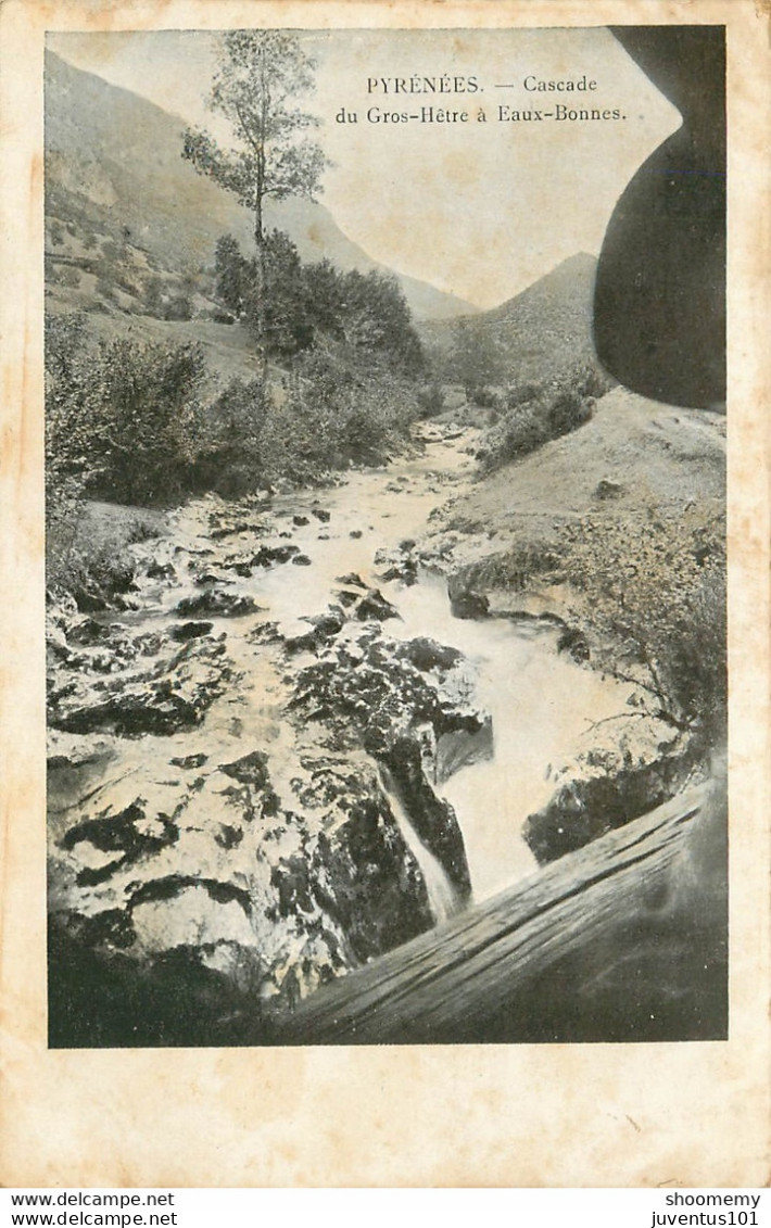 CPA Cascade Du Gros Hêtre à Eaux Bonnes-Timbre      L1403 - Eaux Bonnes