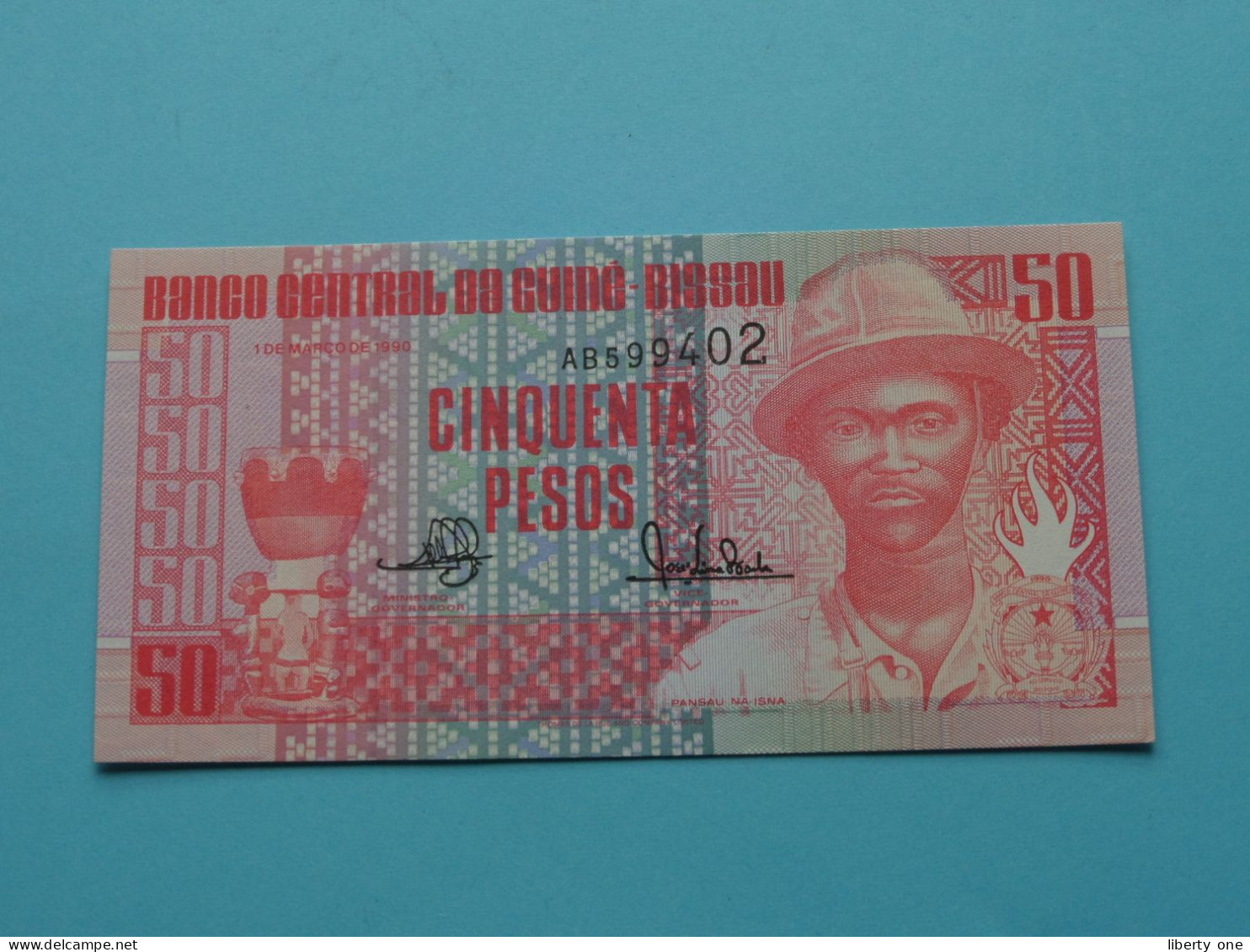 50 Pesos (1990) Banco Central Da Guiné-Bissau ( For Grade, Please See Photo ) UNC ! - Guinee-Bissau