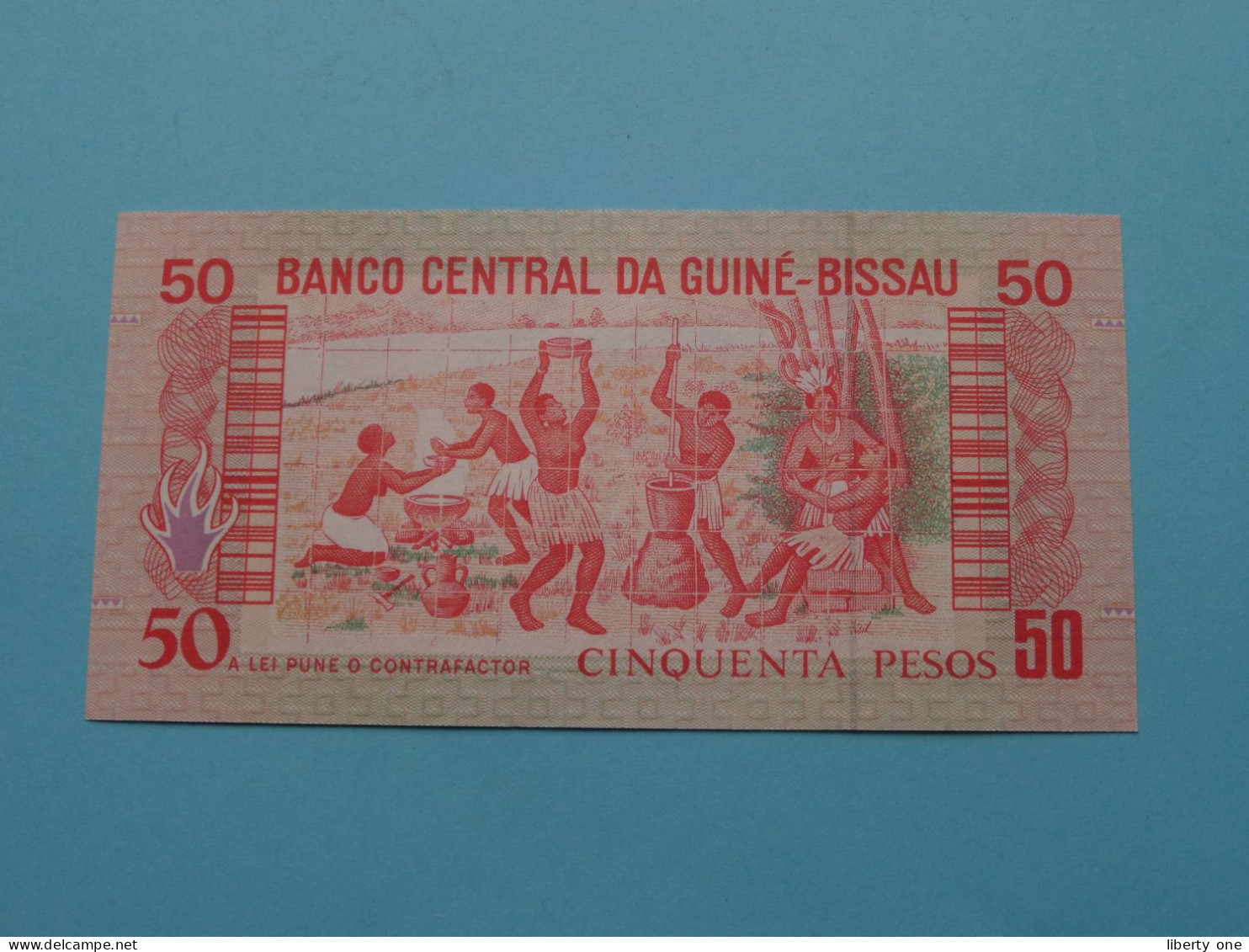 50 Pesos (1990) Banco Central Da Guiné-Bissau ( For Grade, Please See Photo ) UNC ! - Guinea–Bissau
