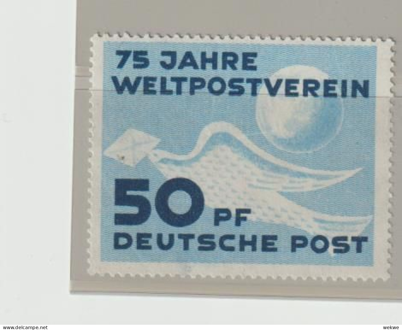 DSP568a / Ohne Falz Jedoch Rückseitig Farb-Abklatsch, 25 Jahre UPU 1949 - Neufs