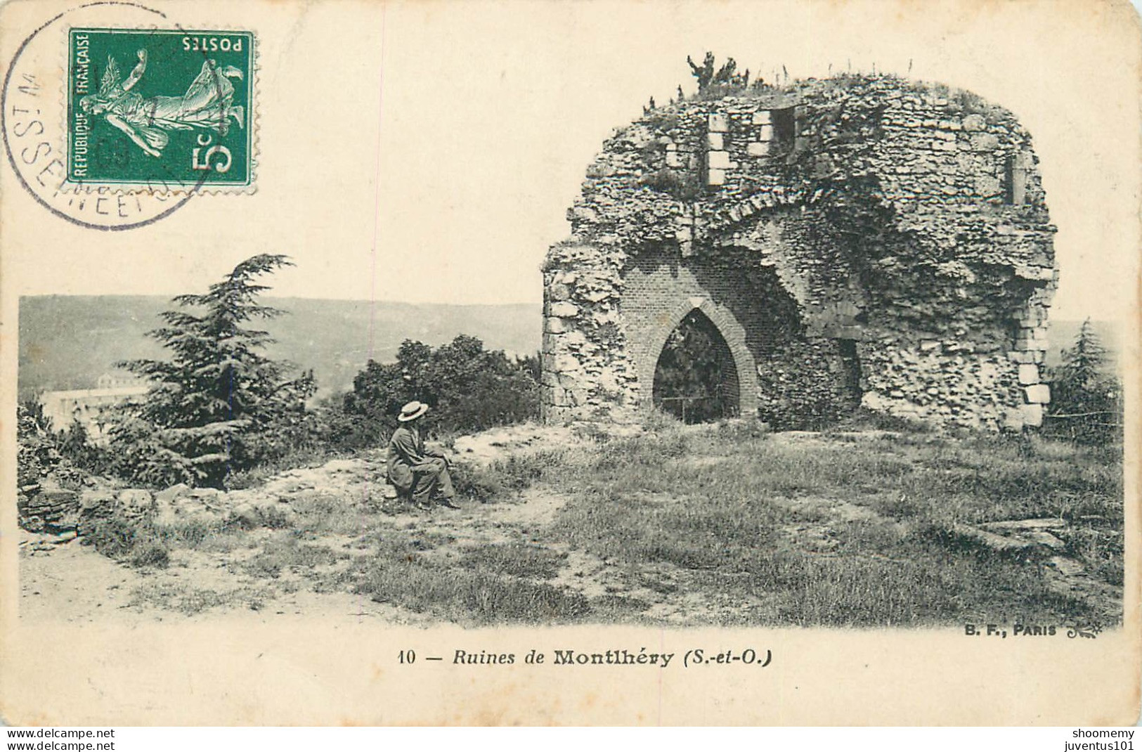 CPA Ruines De Montlhéry-10-Timbre     L2322 - Montlhery