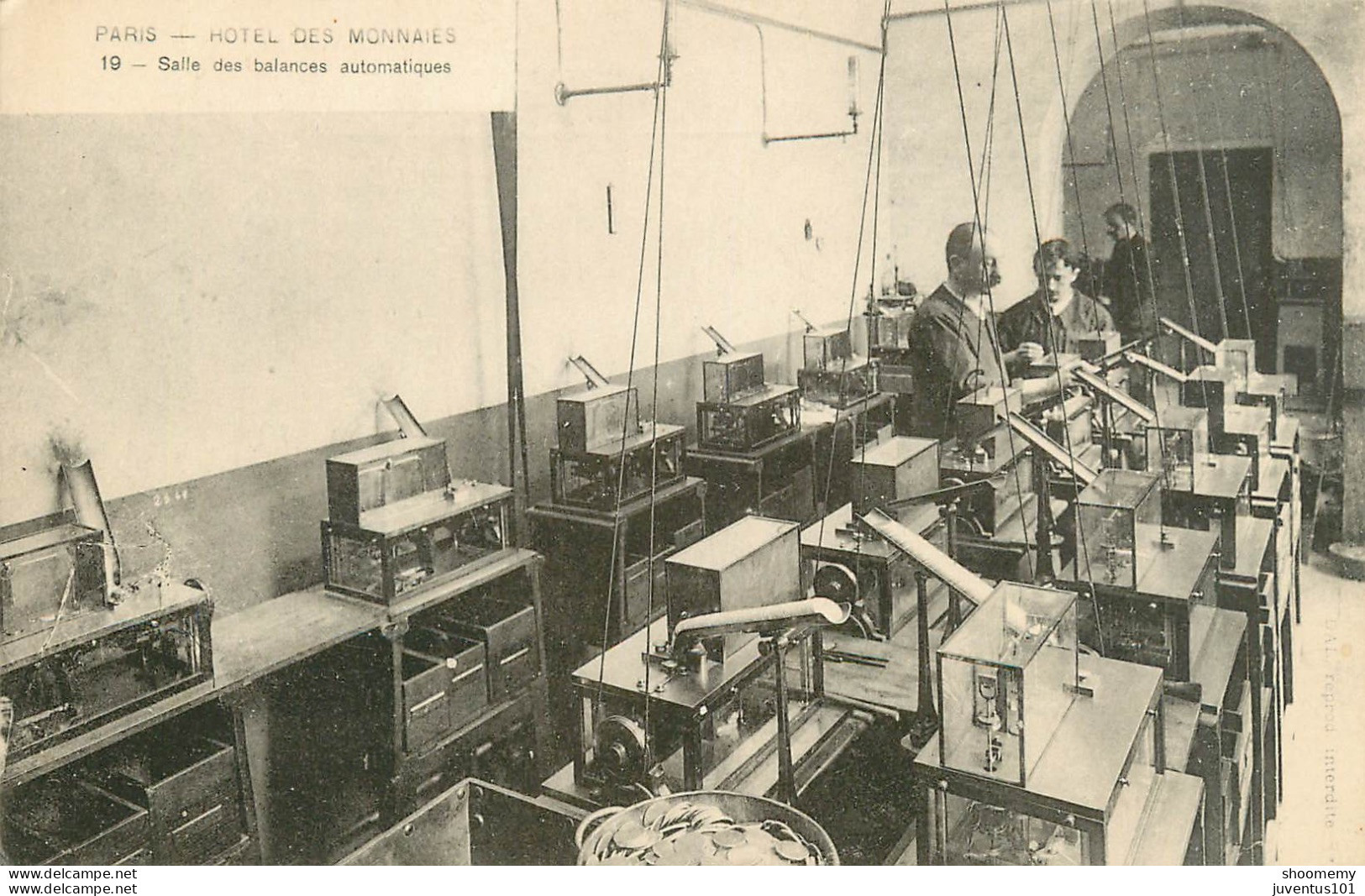 CPA Paris-Hotel Des Monnaies-Salle Des Balances Automatiques-19-Rare Sous Ce Numéro   L2223 - Other Monuments