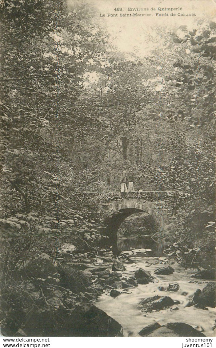 CPA Environs De Quimperlé-Le Pont Saint Maurice-Forêt De Carnoët-Timbre   L2223 - Quimperlé