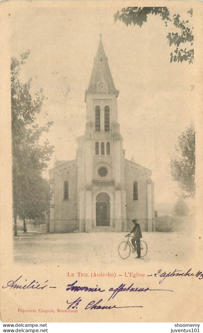 CPA Le Teil-L'église-Timbre    L2178 - Le Teil